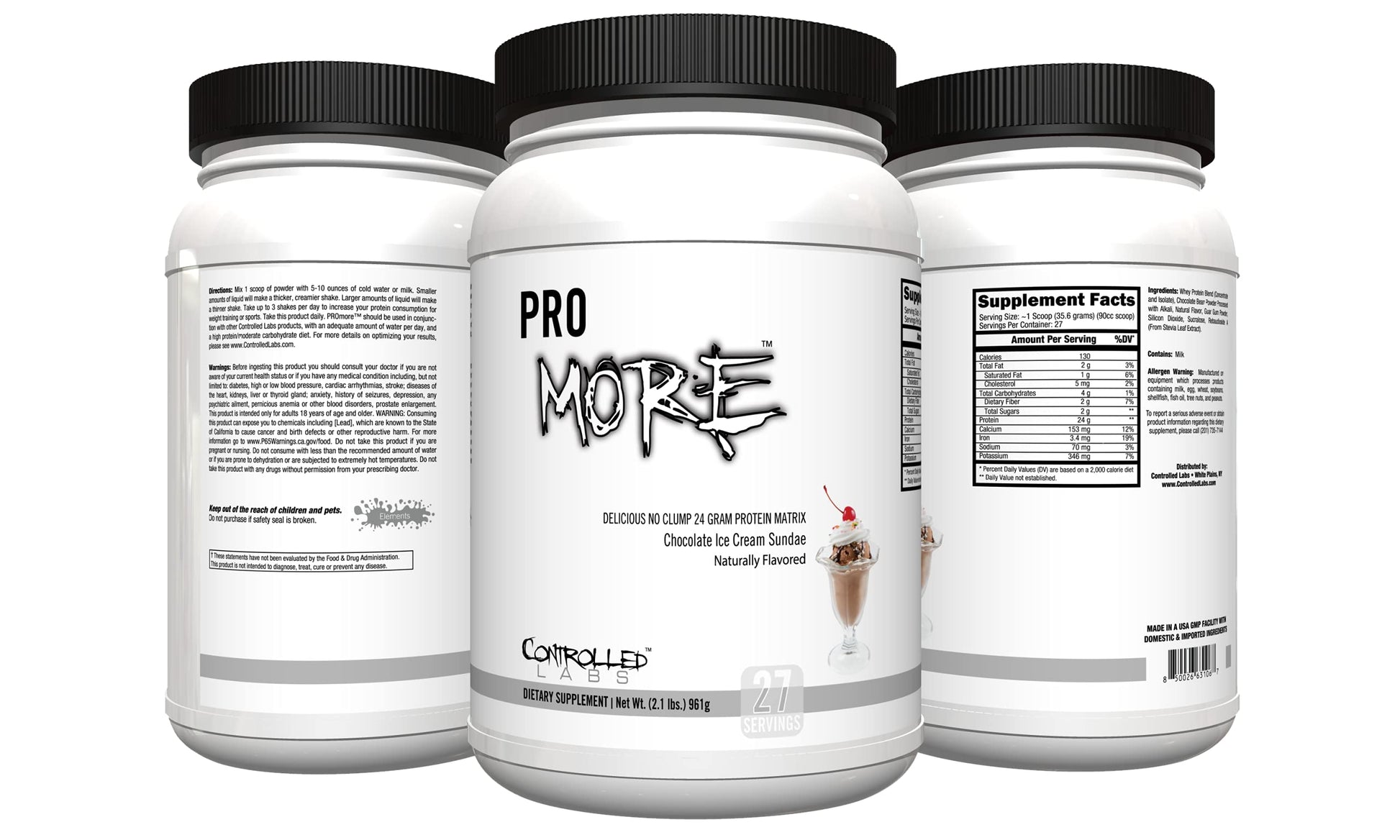 CONTROLLED LABS PROmore Protein Powder 2.12 Pound