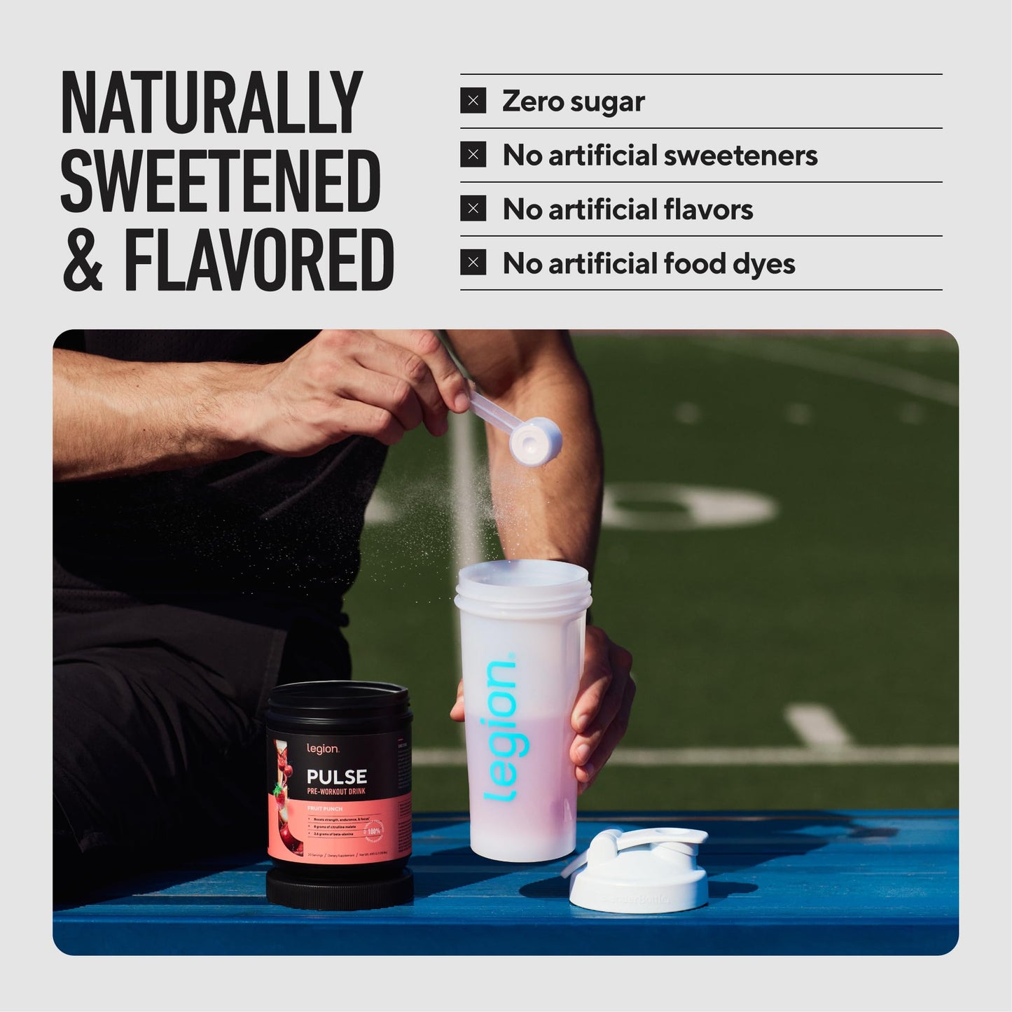 LEGION Pulse Pre Workout Powder 16 Servings