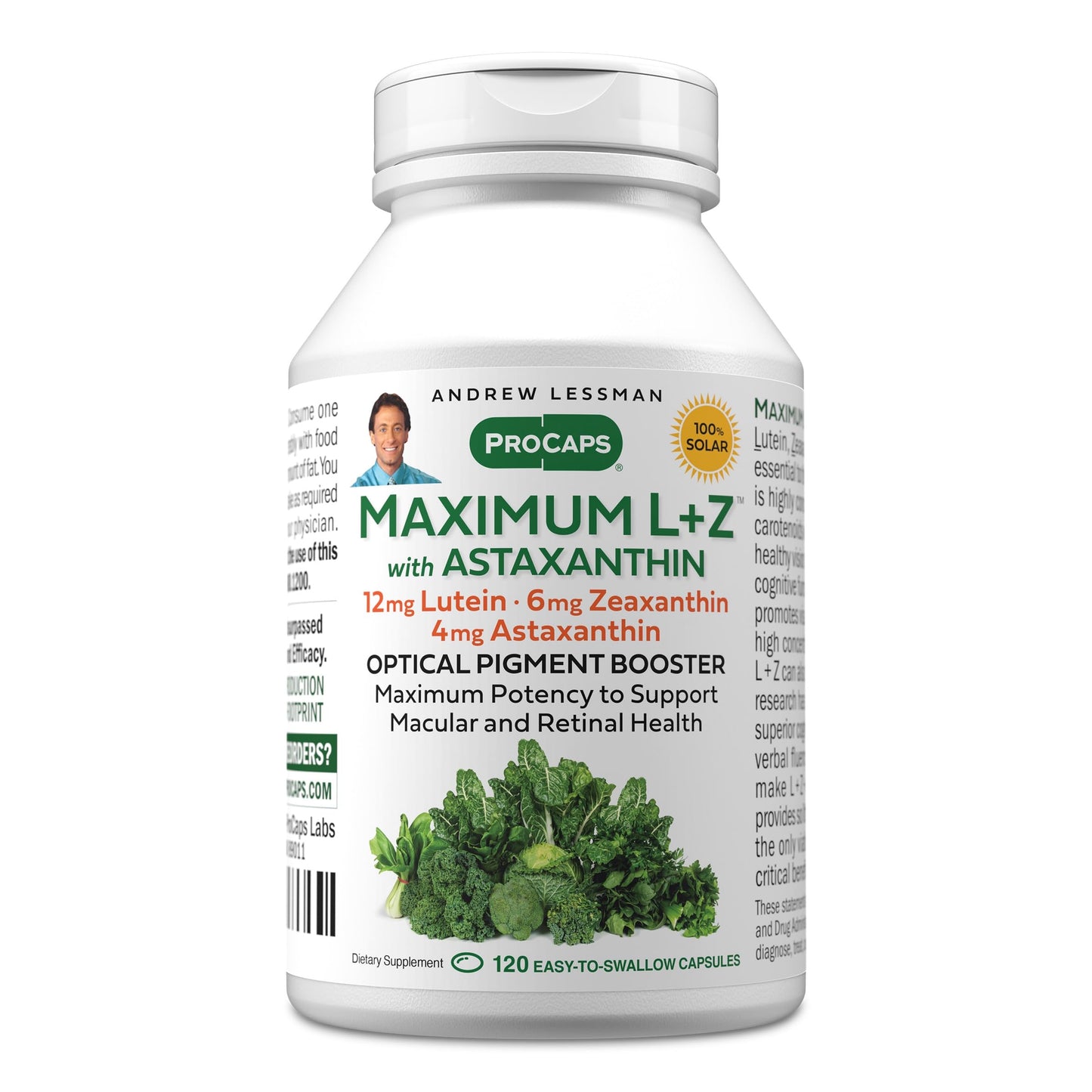ANDREW LESSMAN ProCaps Maximum L+Z with Astaxanthin 120 Capsules