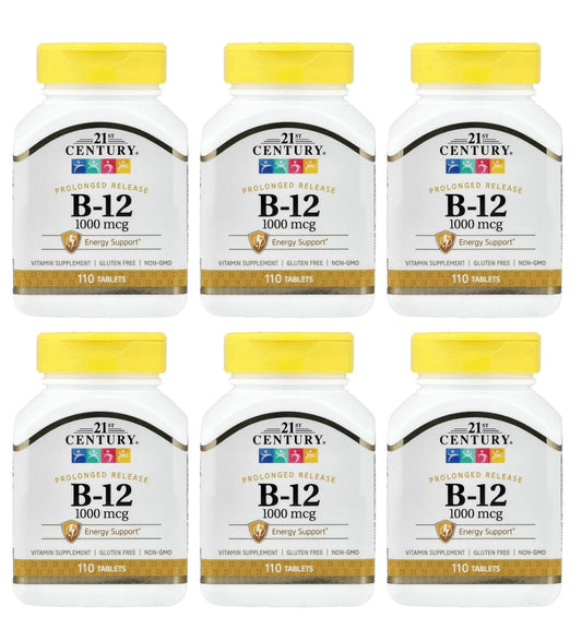 21st Century B-12 1000mcg Prolonged Release Tablet 110 Count