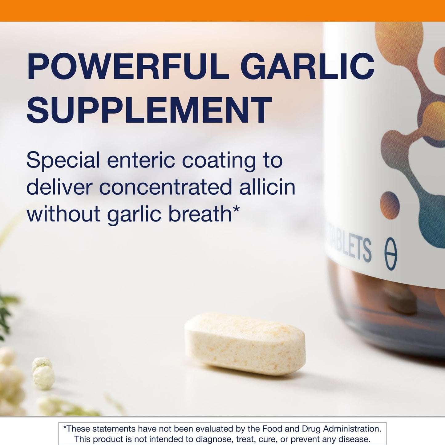 Metagenics SuperGarlic 6000, Heart & Immune Support, 90 Tablets