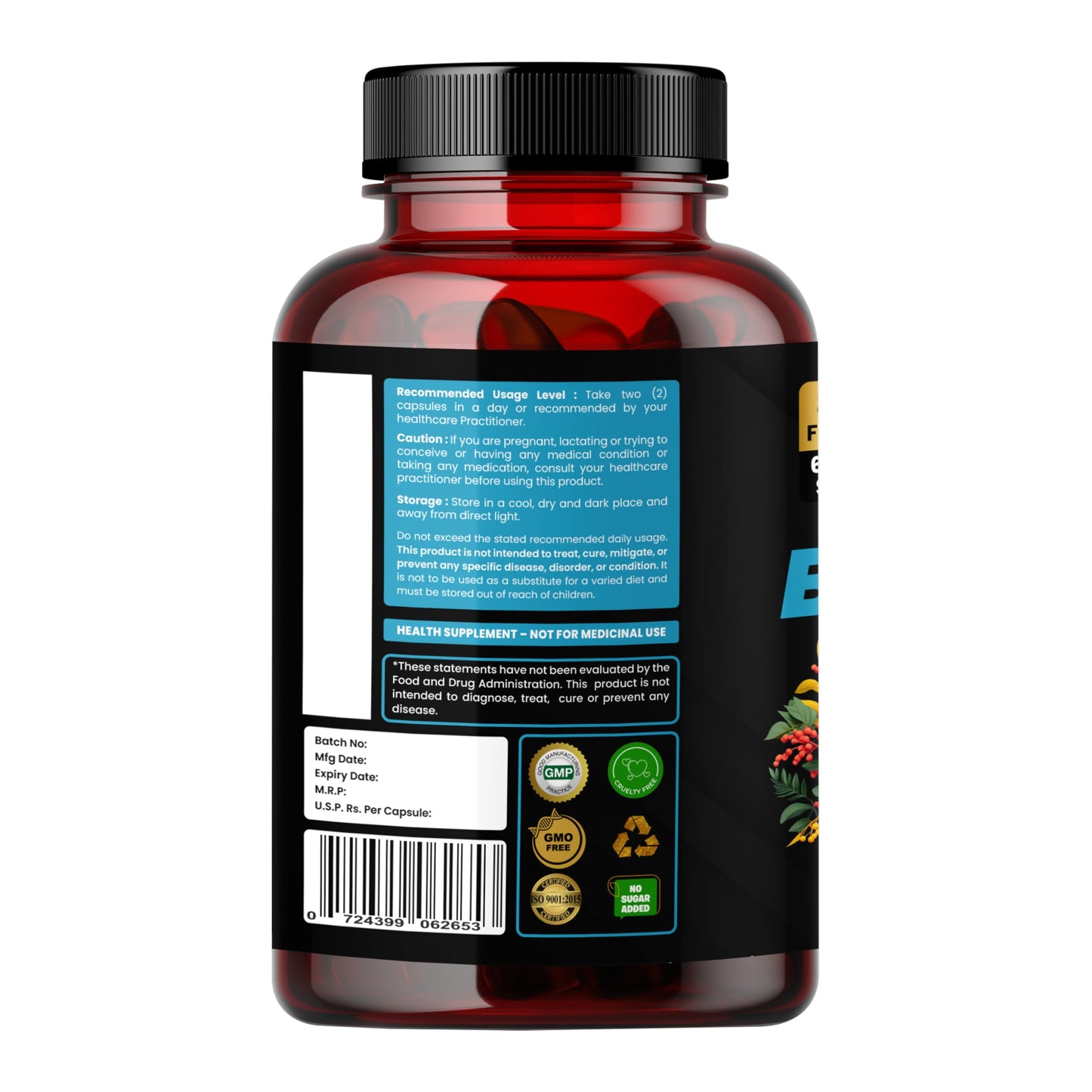 Humming Herbs Berberine Complex Capsule 120 Capsules