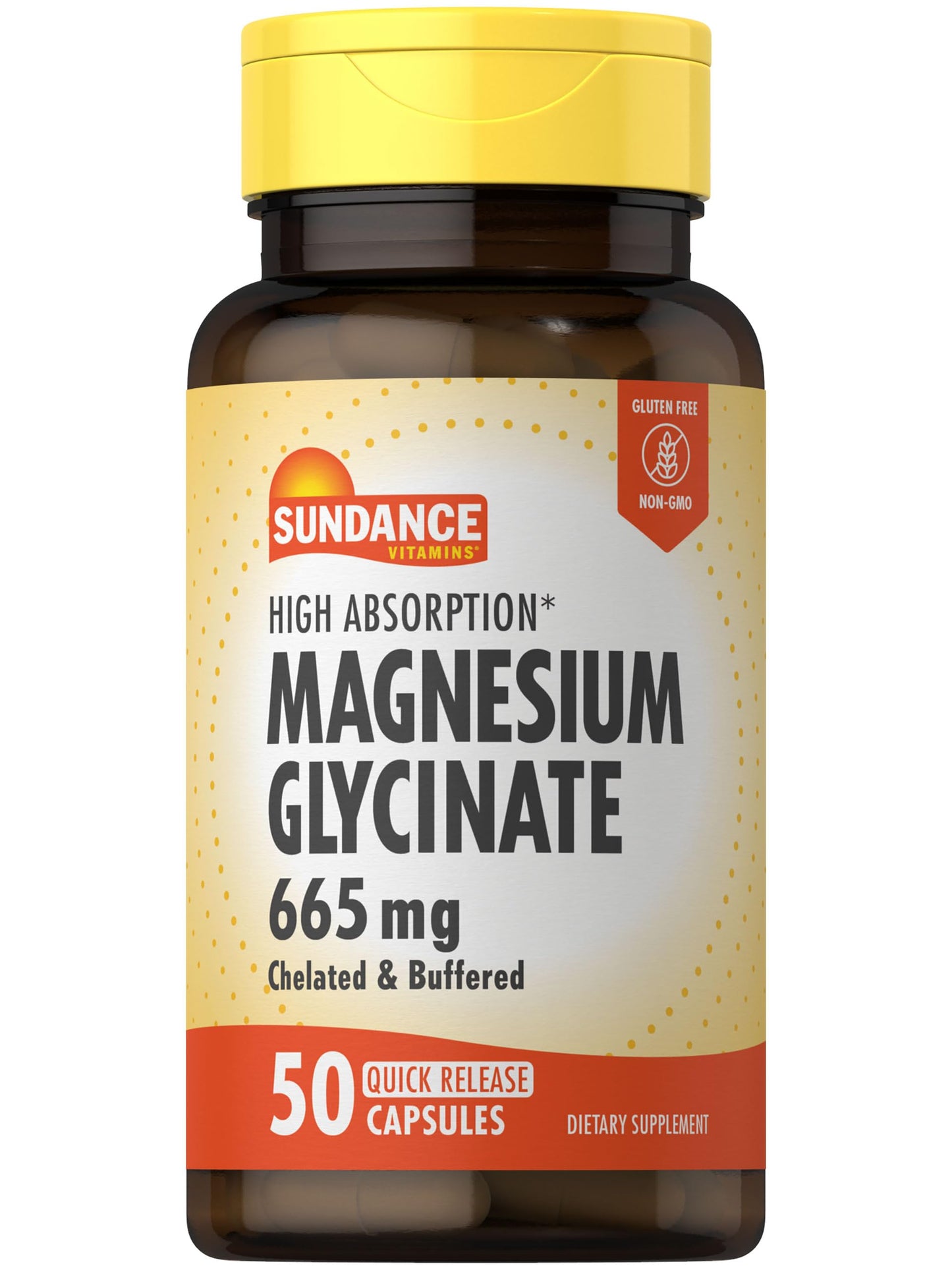 Sundance Magnesium Glycinate Capsule 665 mg, 50 Count
