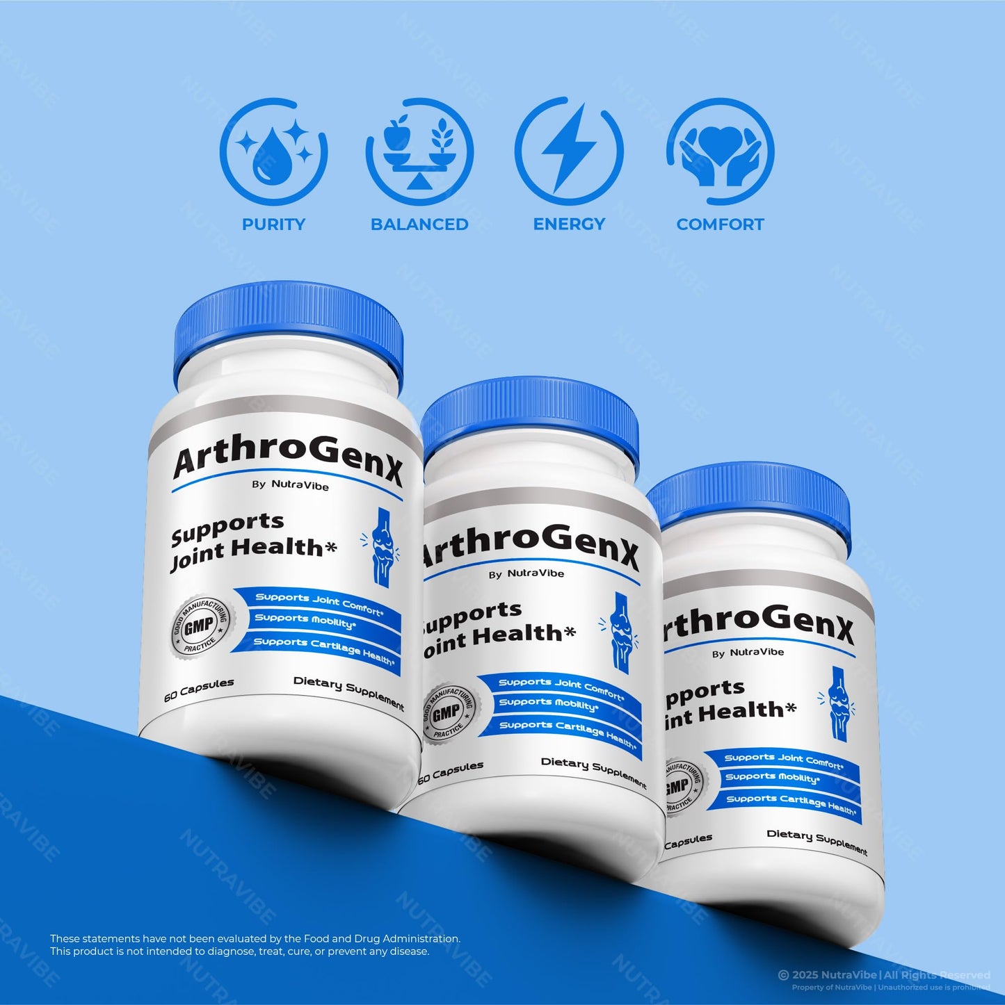 NutraVibe ArthroGenX 120 Capsules