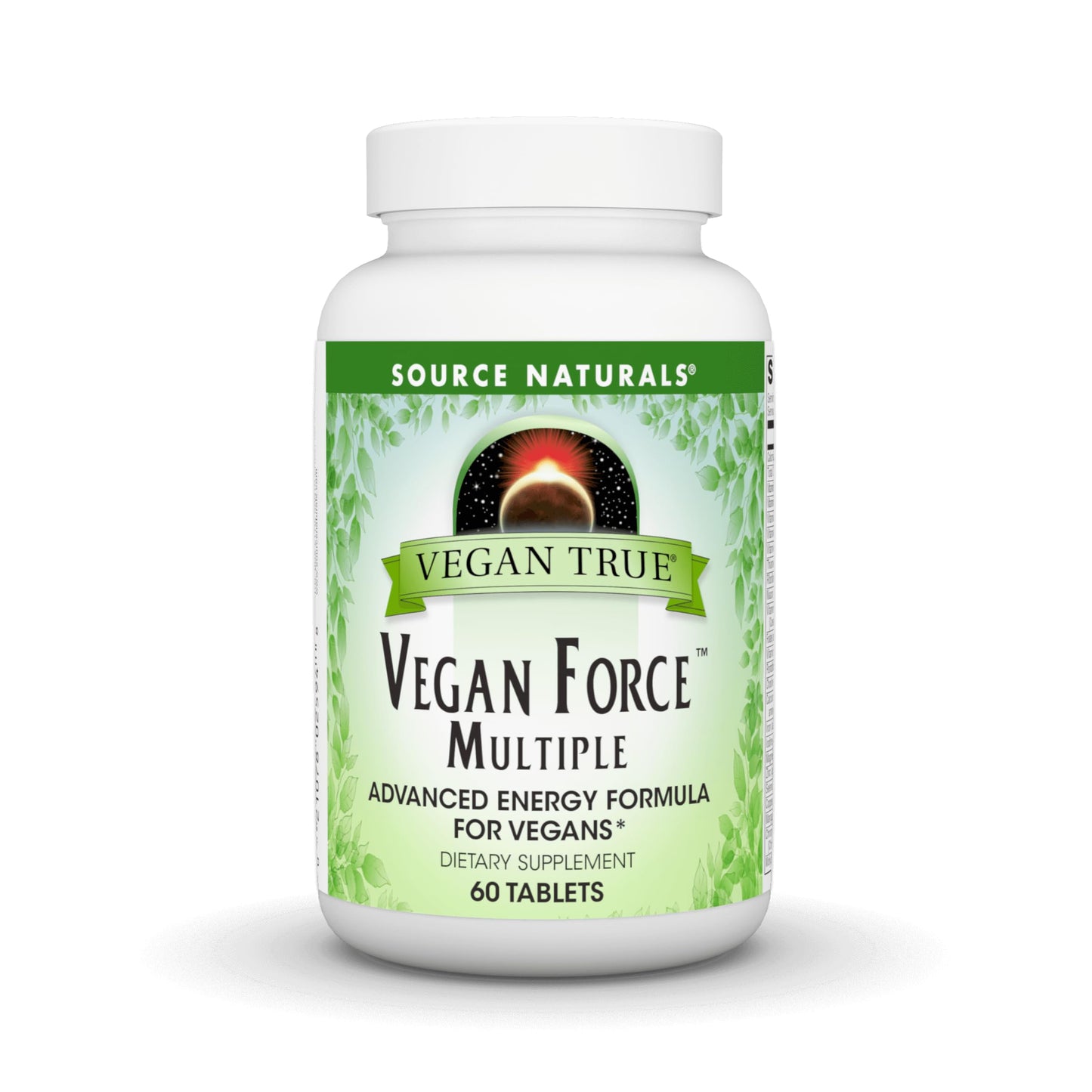 Source Naturals Vegan True, Vegan Force Multiple, Advanced Energy Formula for Vegans 60 Tablets