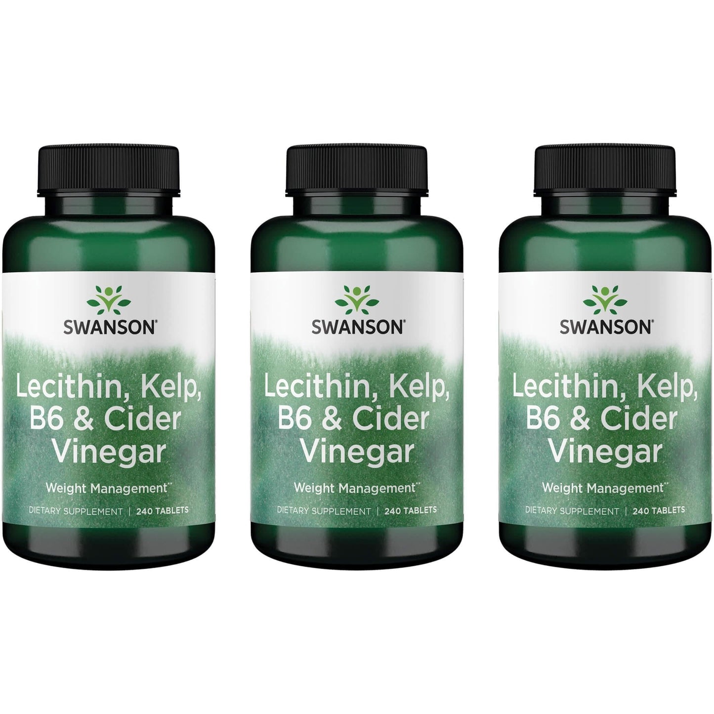 Swanson Lecithin Kelp B-6 & Cider Vinegar 720 Tablets