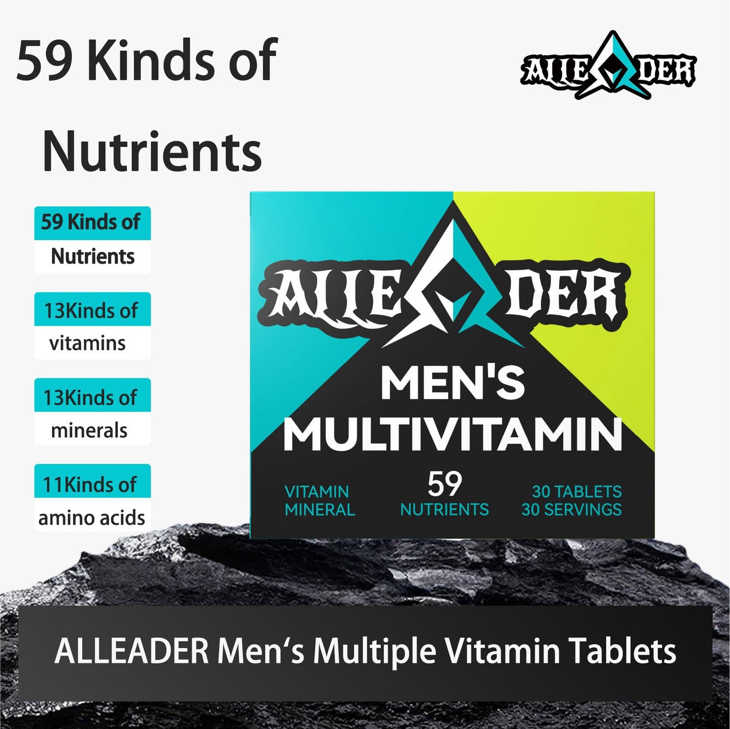 ALLEDER Men's Multivitamin Supplement Softgel 30 Count