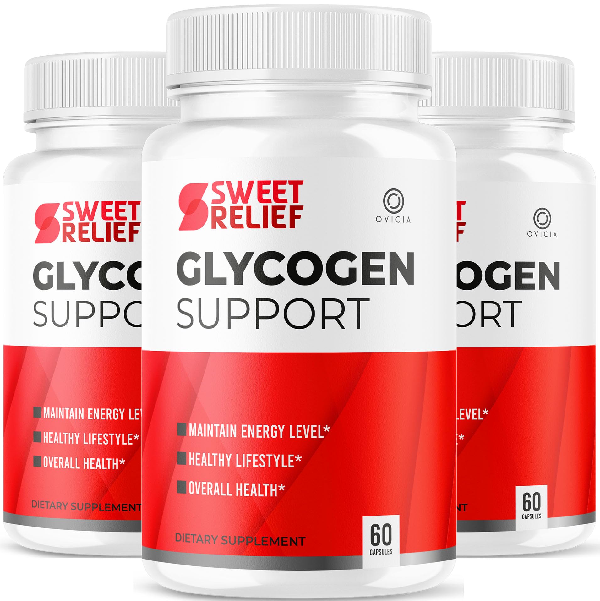 OVICIA Sweet Relief Glycogen Support Capsules 180 Capsules