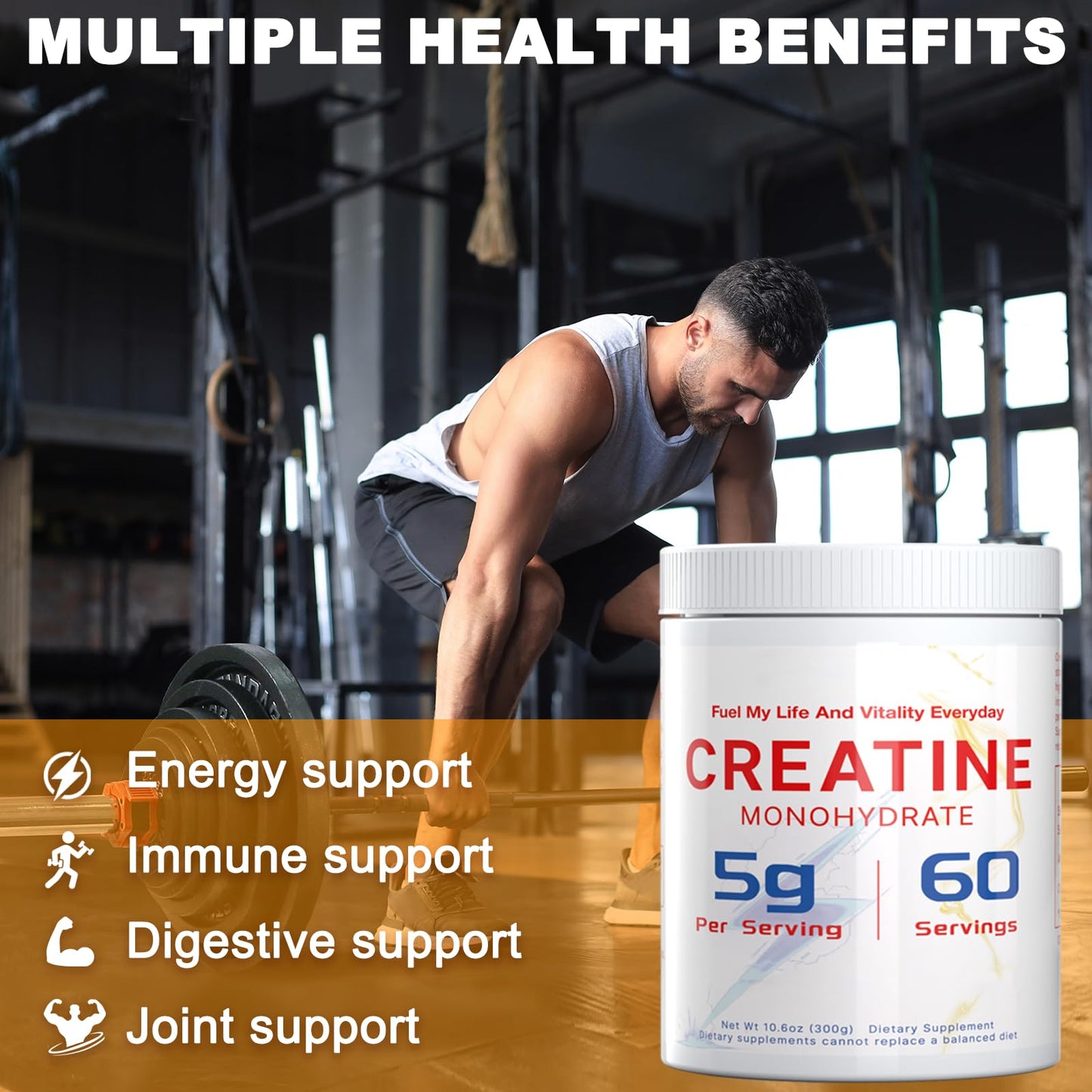Dr. HR Creatine Monohydrate Powder 10.58 oz
