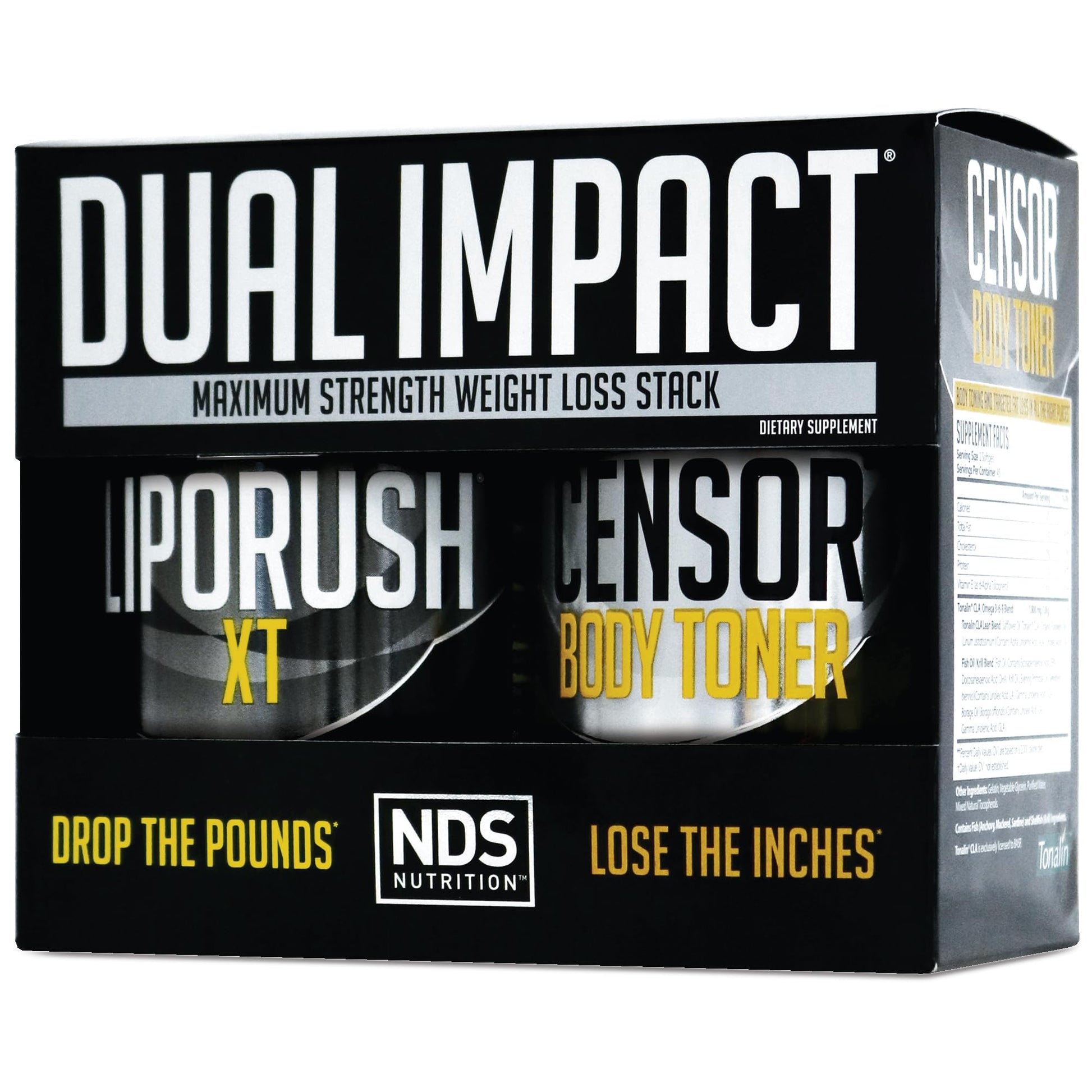 LIPORUSH NDS Nutrition Maximum Strength Dual Impact Stack 1 Capsule