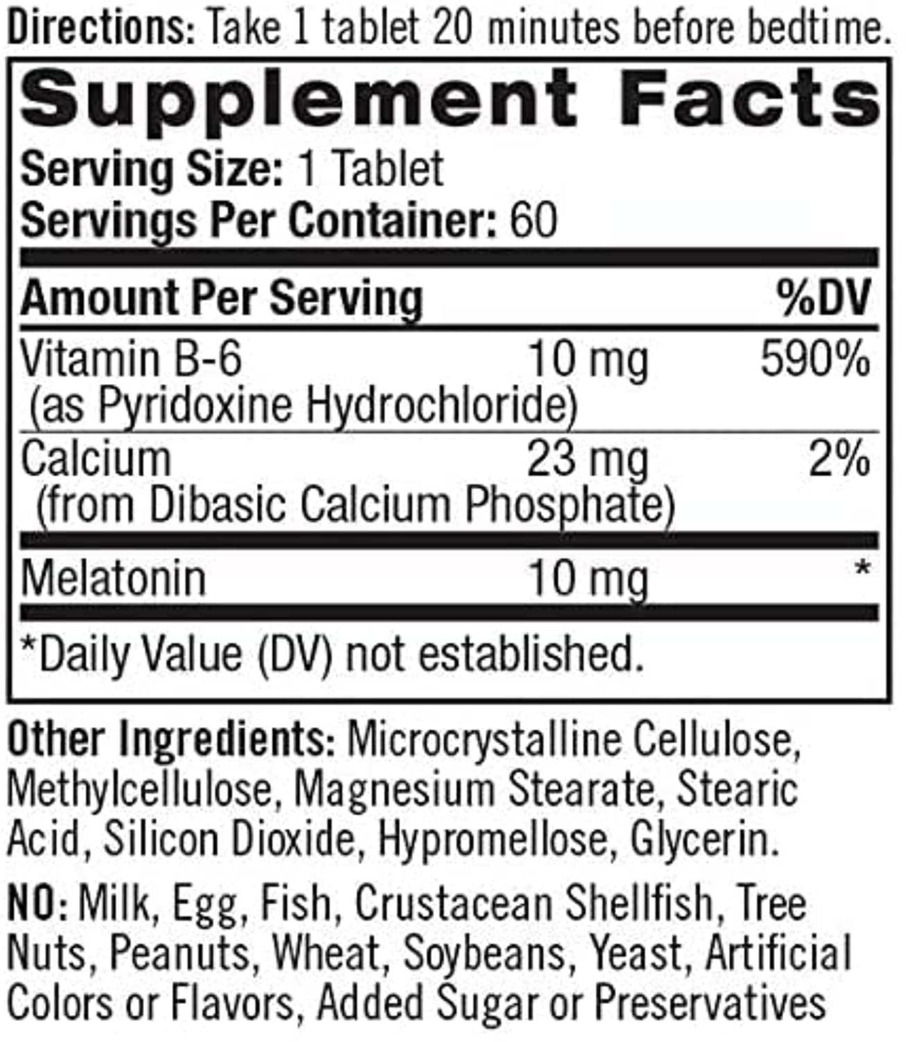 Natrol Advanced Sleep Maximum Strength 10 mg Melatonin, 60 Tablets