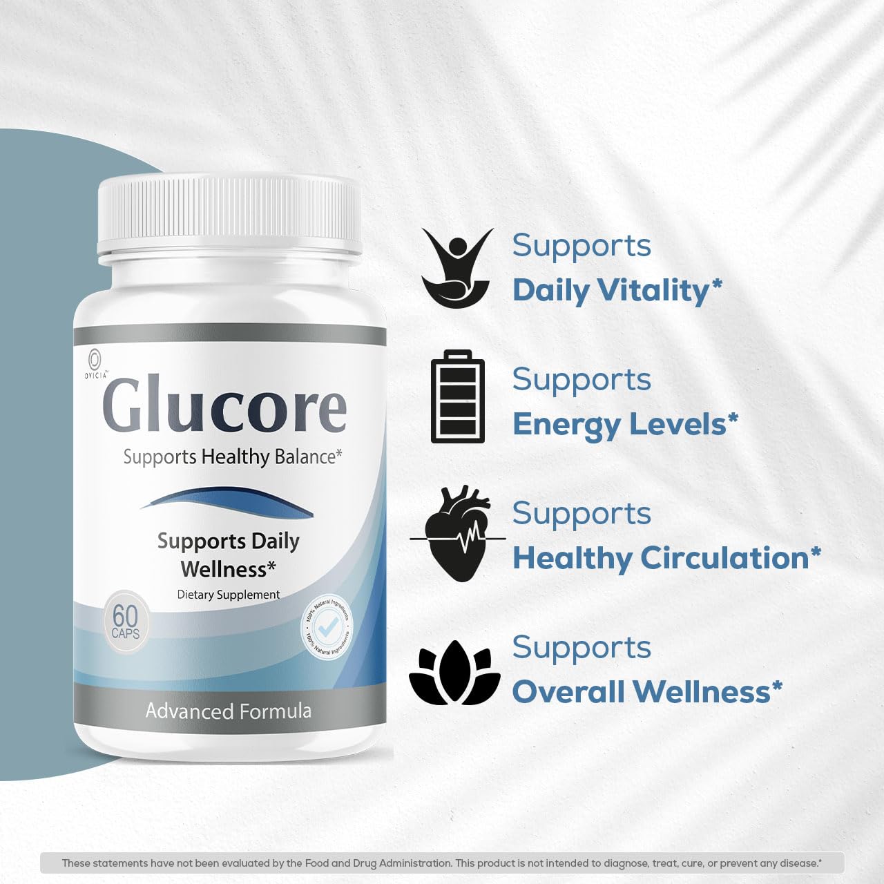 OVICIA Glucore Capsules 180 Capsules