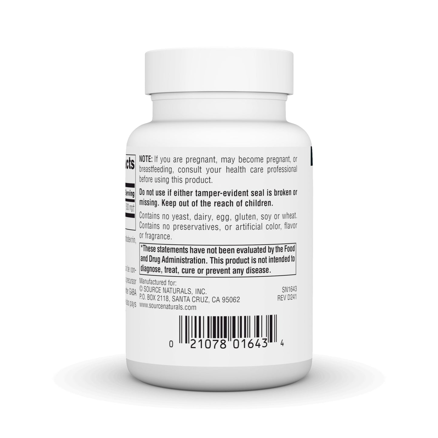 Source Naturals L-Glutamine Capsule, 50 Count