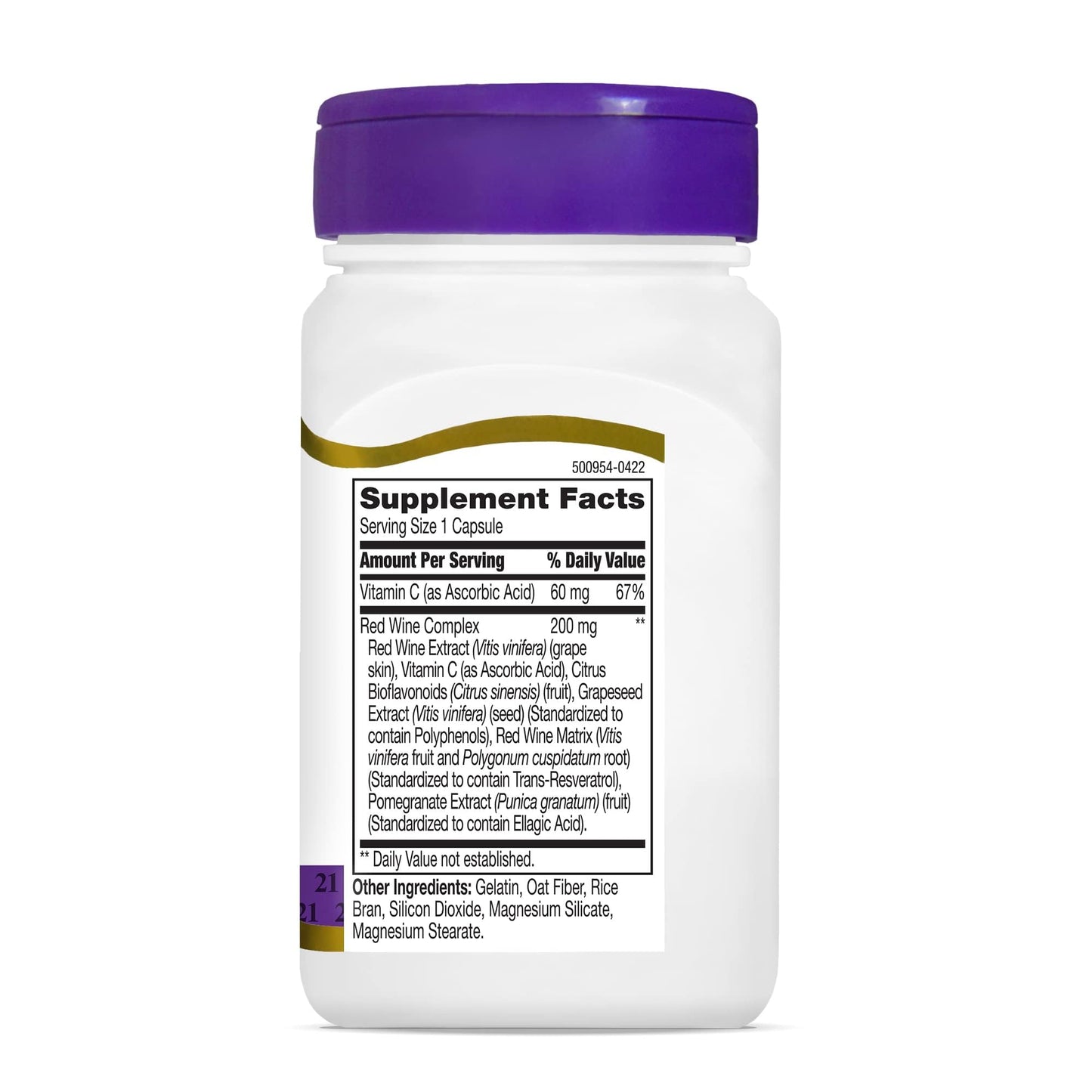 21st Century Resveratrol Red Wine Extract Capsules 90 Count
