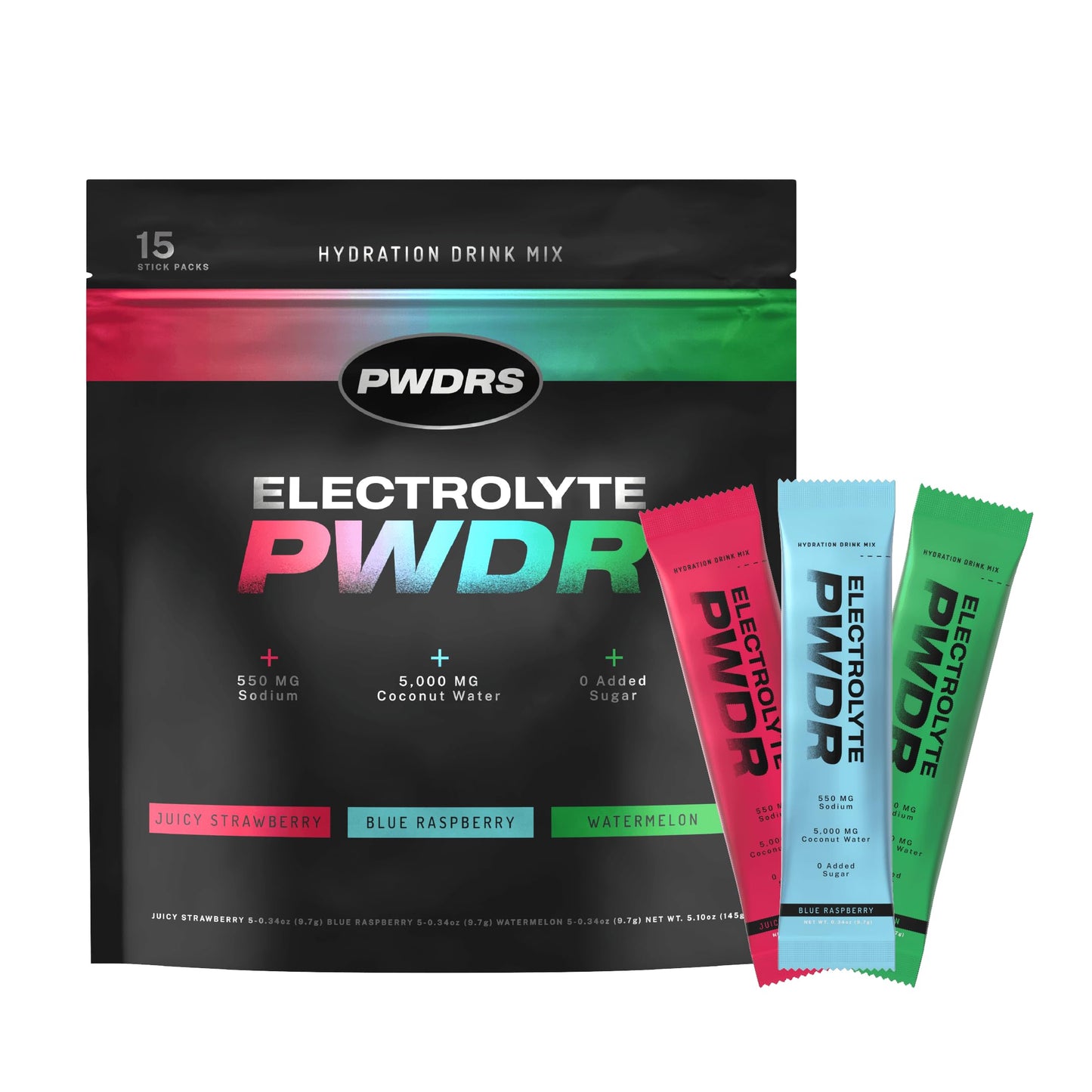 PWDRS Electrolytes Powder 15 Pack