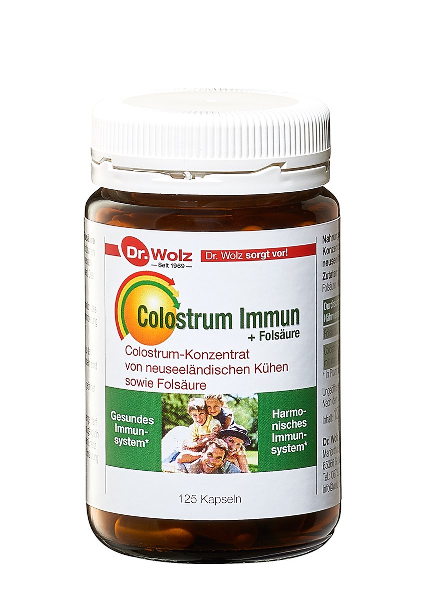 Dr. Wolz Colostrum Immune Capsules 125
