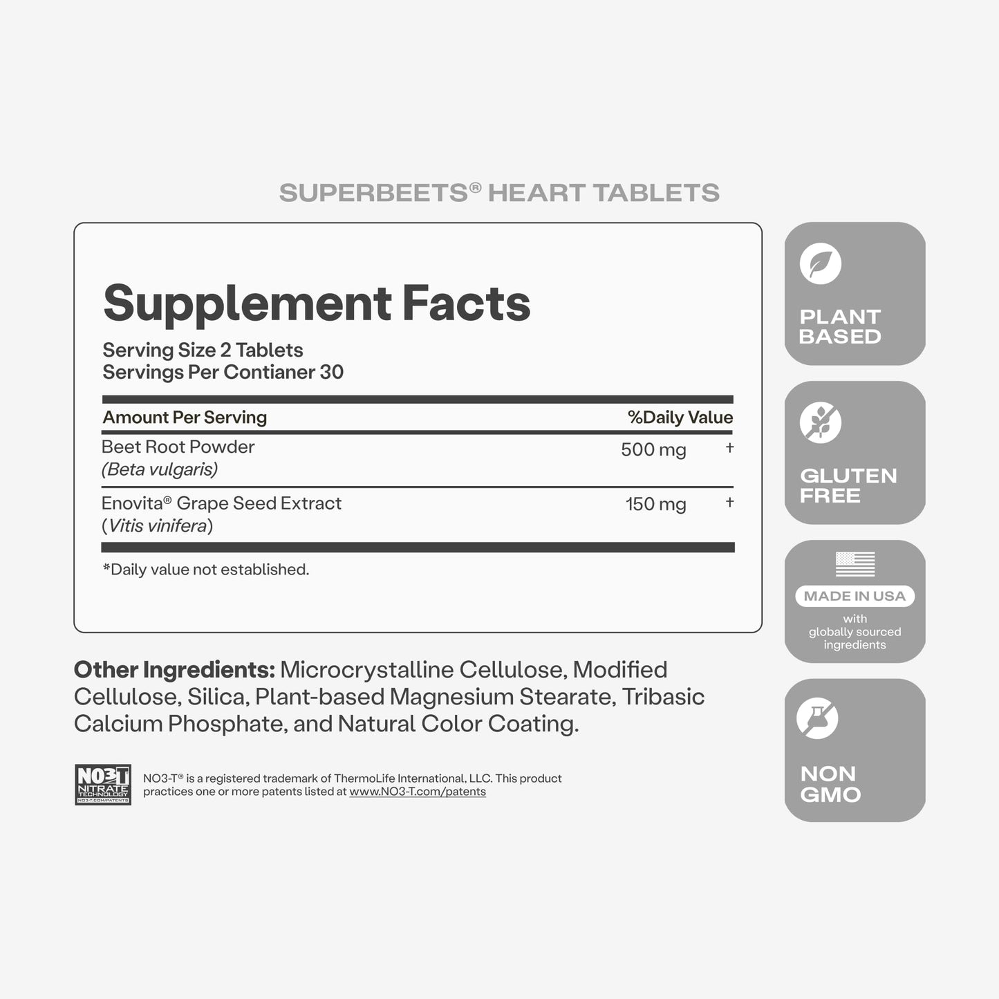 HumanN SuperBeets Heart 60 Tablets
