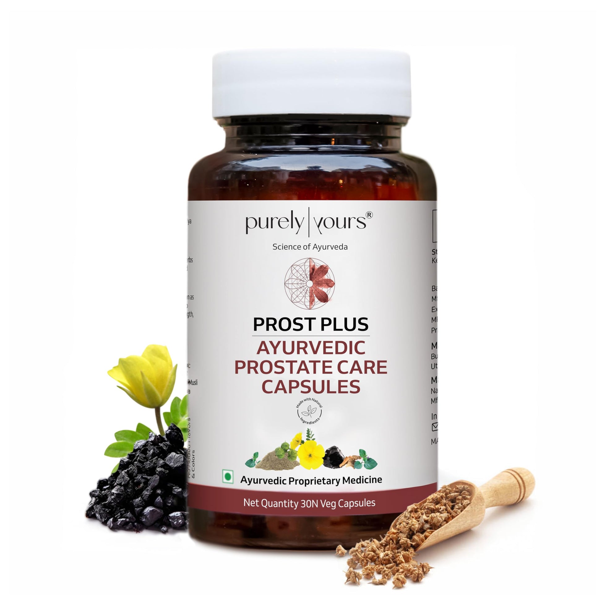 Purely Yours Prost Plus Ayurvedic Prostate Care for Men Powder 150 oz