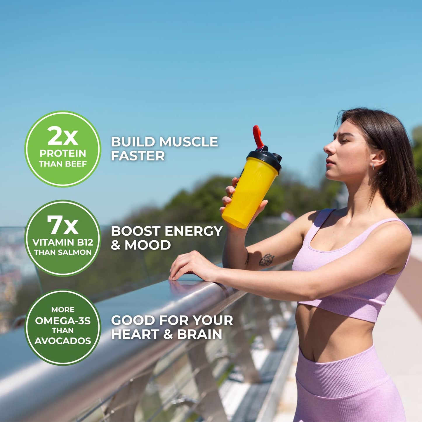Mighty Cricket Protein Powder 20g Clean Prebiotic Cricket Protein Vanilla, 1 lb, 16 Servings
