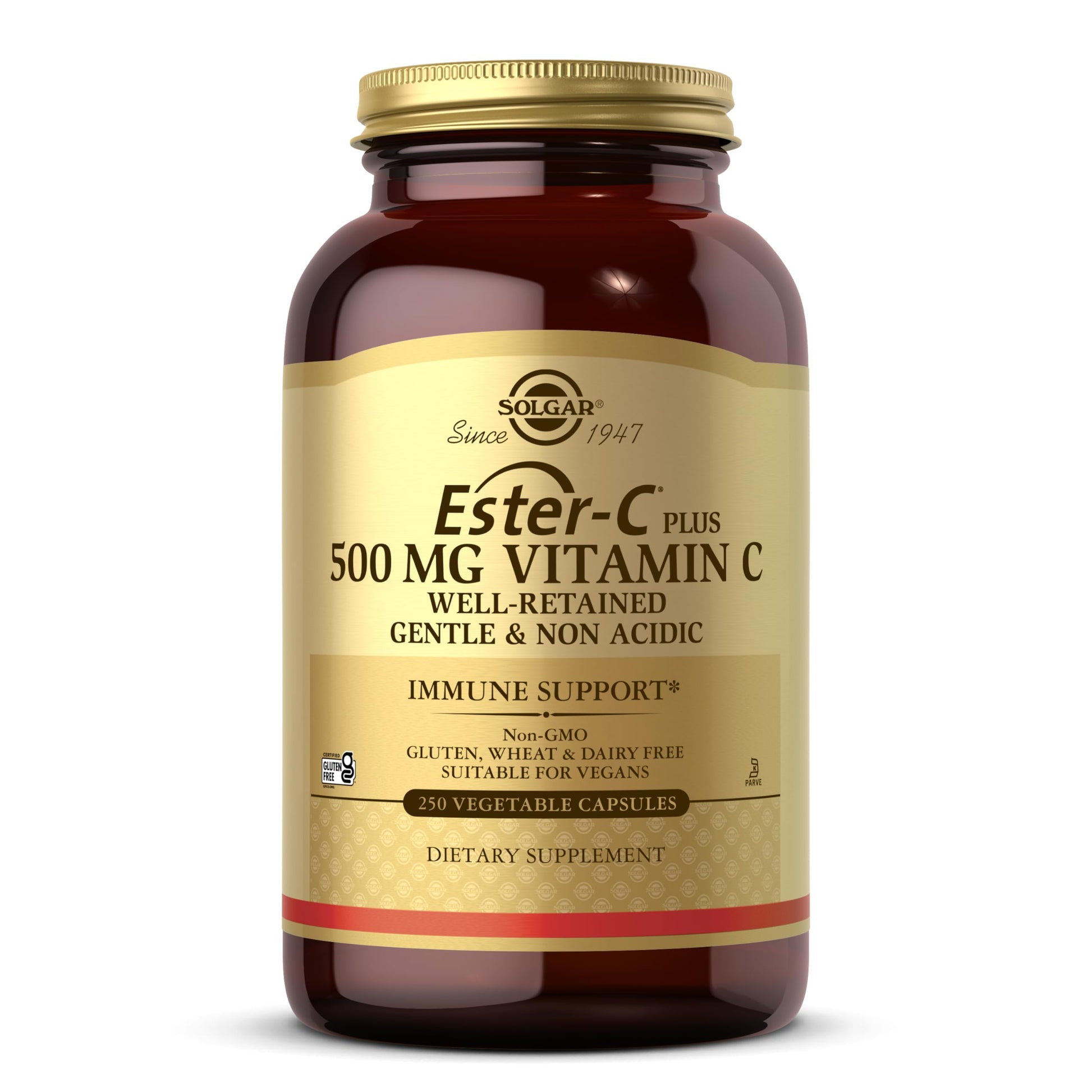 Solgar Ester-C Plus 500 mg Vitamin C Capsule, 250 Count