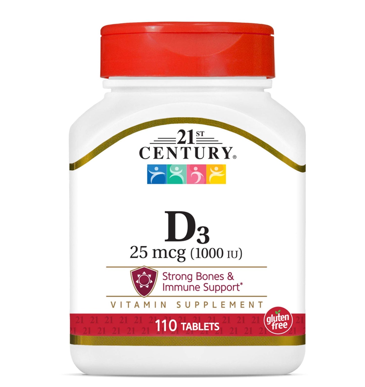 21st Century Vitamin D3 1000 IU Tablets, 330