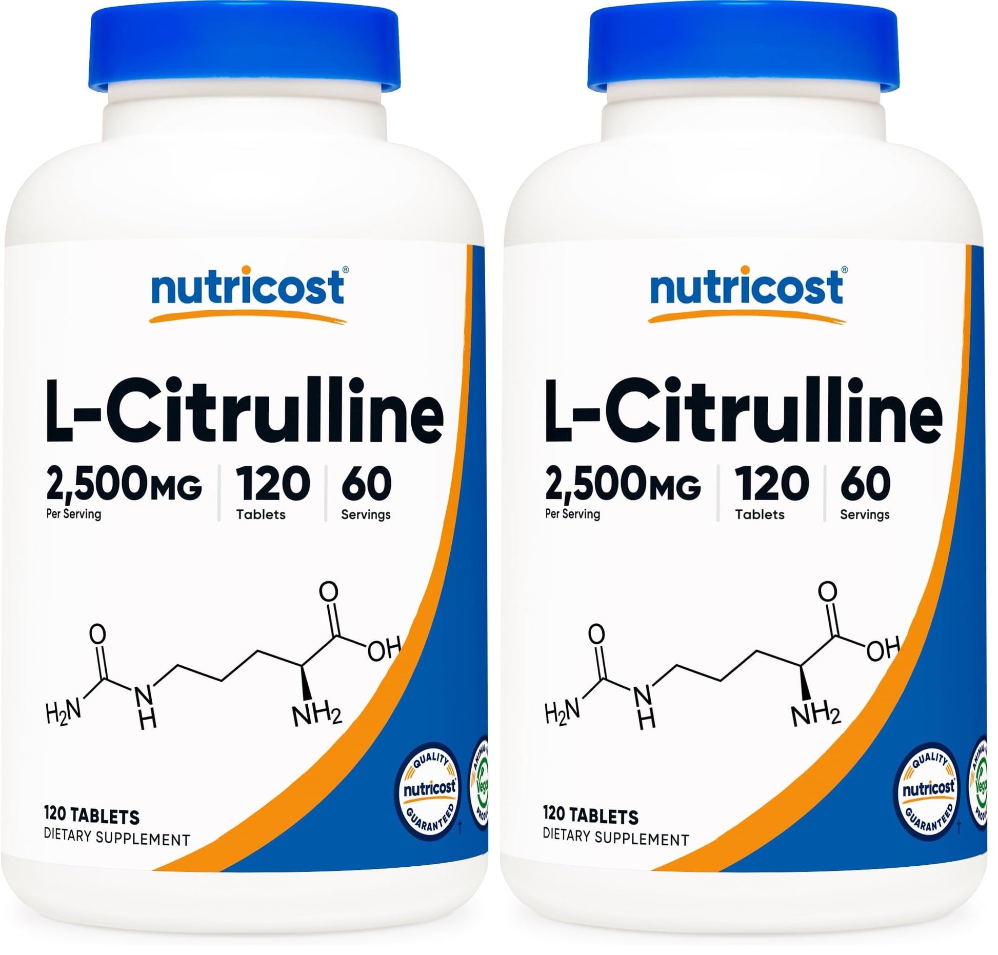 Nutricost L-Citrulline 2500mg Per Serving, 240 Tablets