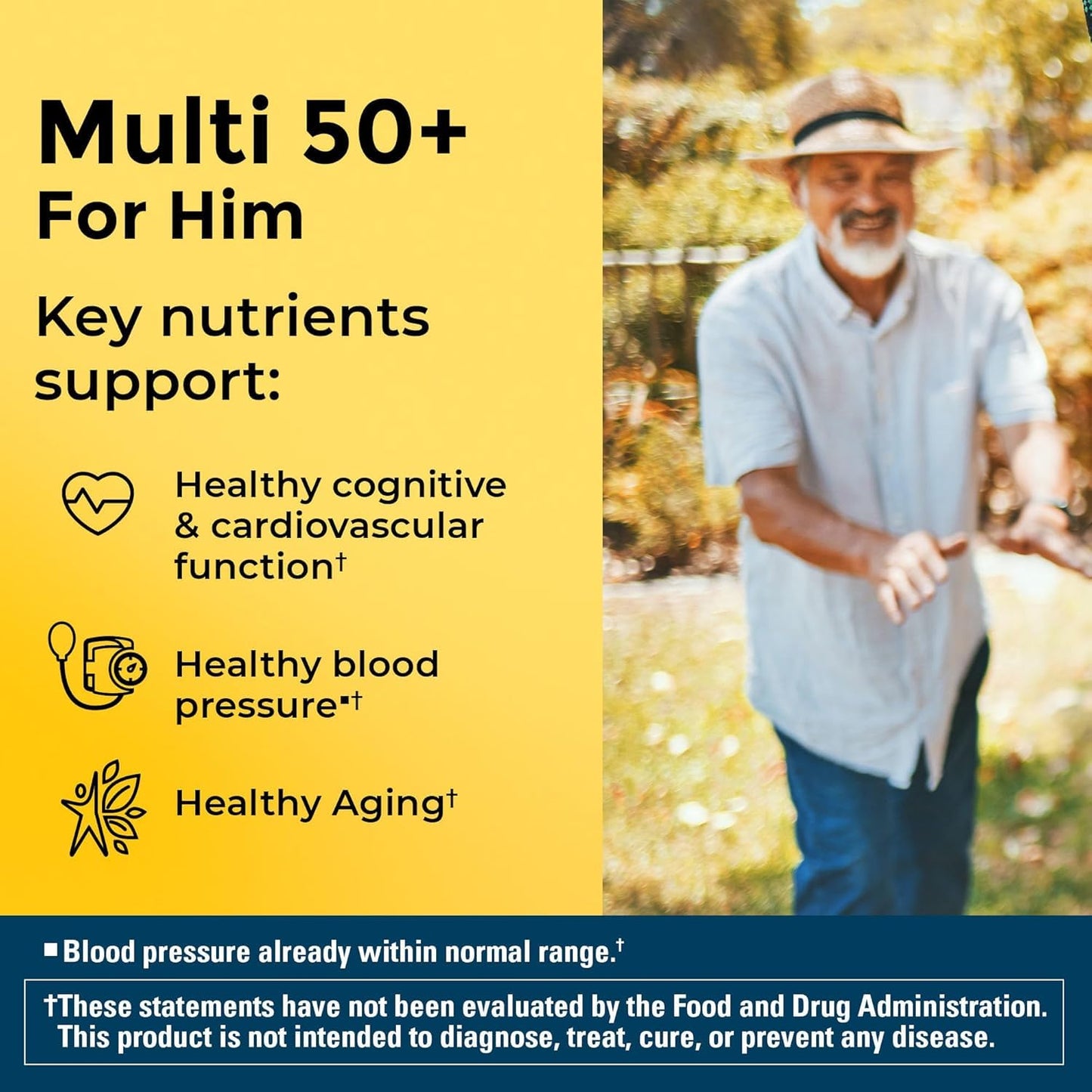 Nature Made Multi for Him 50+ Dietary Supplement Tablets 90