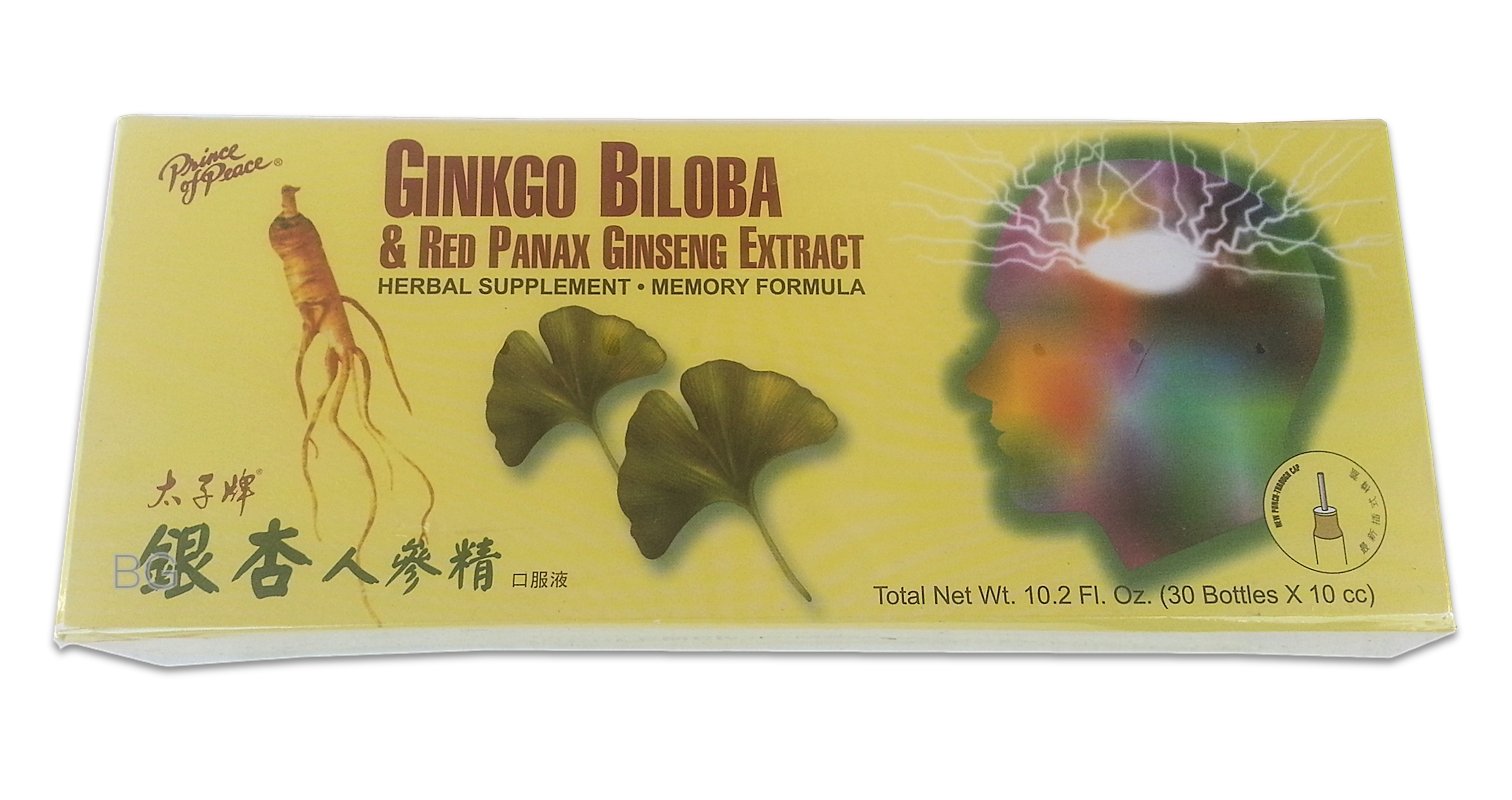 Prince Of Peace Ginkgo Biloba & Red Panax Capsules, 1 Count