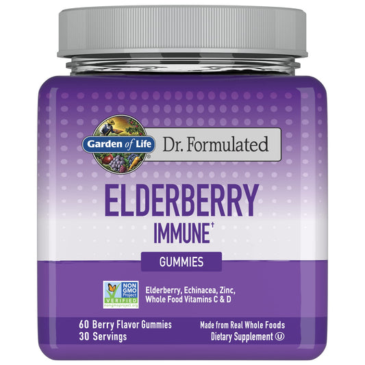 Garden of Life Dr. Formulated Elderberry Immune Gummies, 60 Count