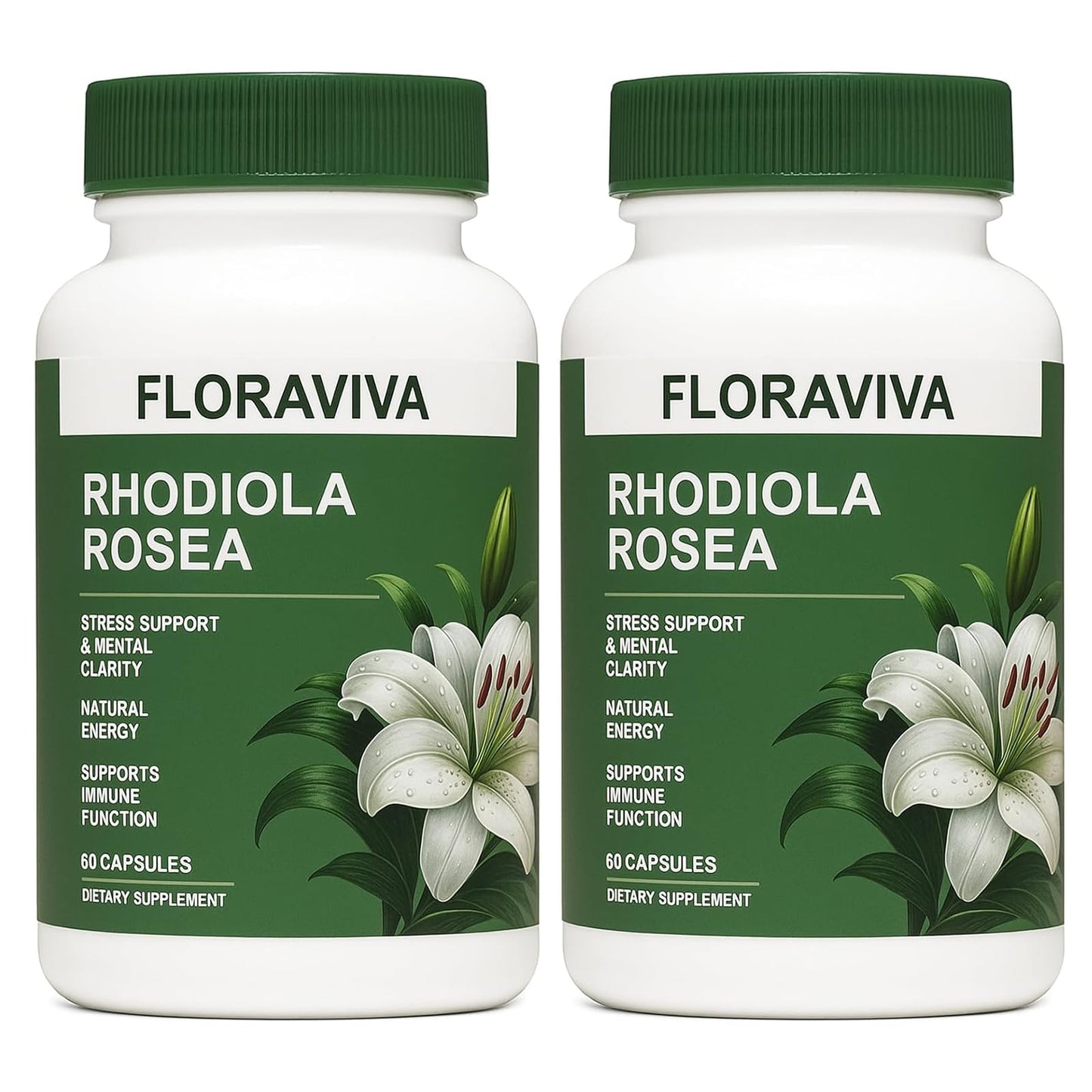 Floraviva Rhodiola Rosea Capsule 500mg, 120 Capsules