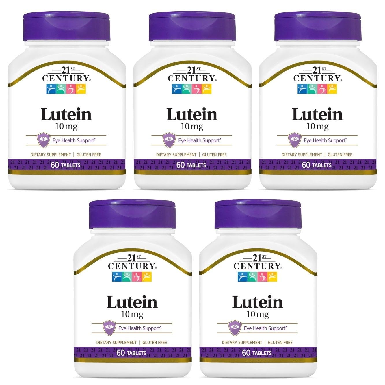 21st Century Lutein 10 mg, 300 Tablets