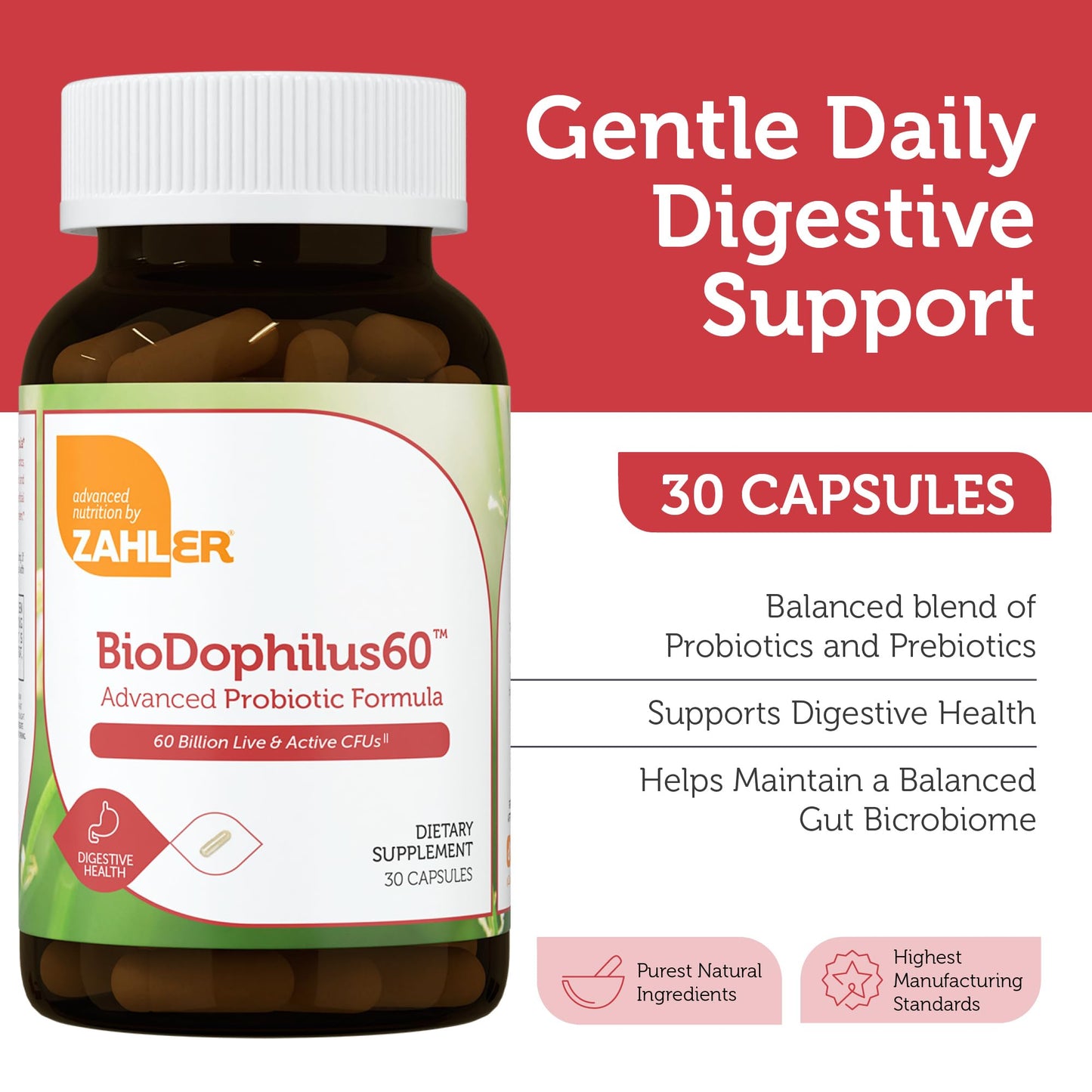 Zahler Biodophilus 30 Capsules