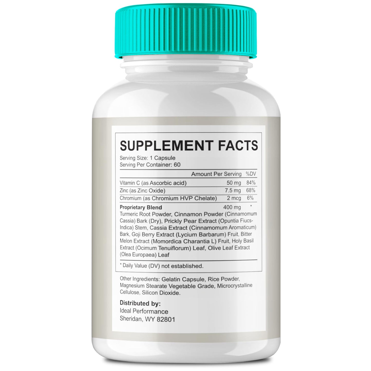 IDEAL PERFORMANCE Gluconol Capsules, 120 Capsules