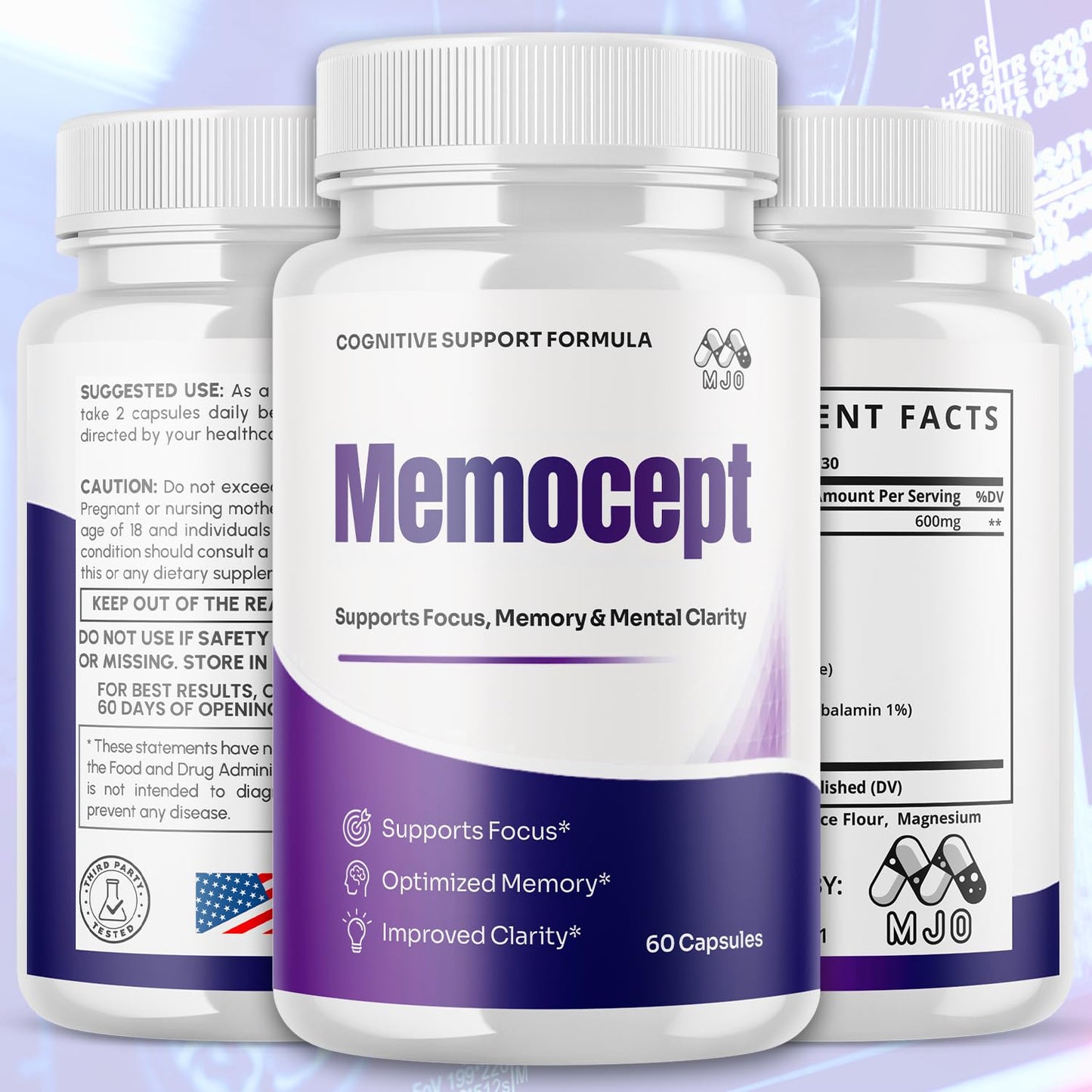 MJO Memocept Capsules 120 Capsules