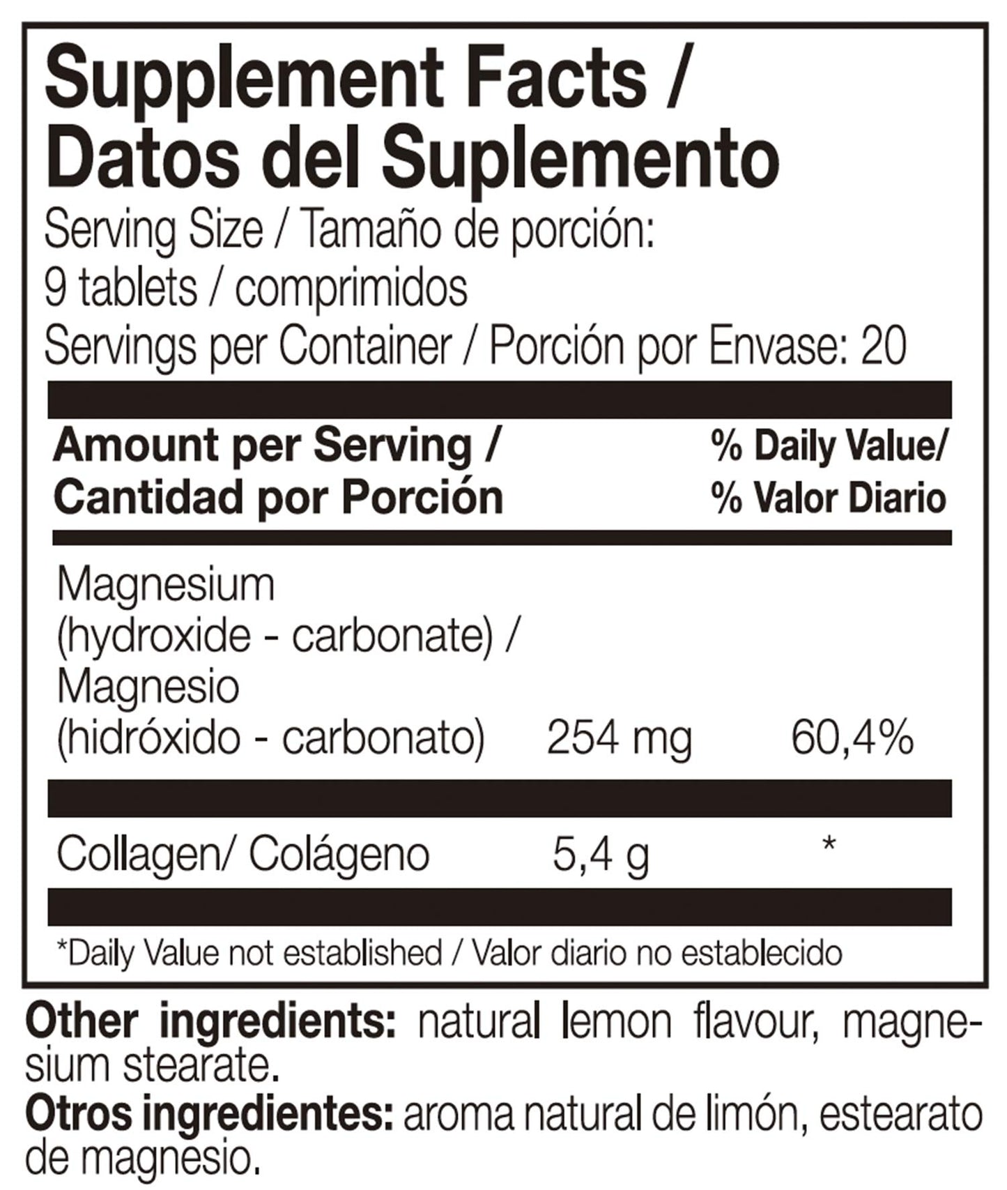 Ana María Lajusticia Marine Collagen with Magnesium, 180 Tablets