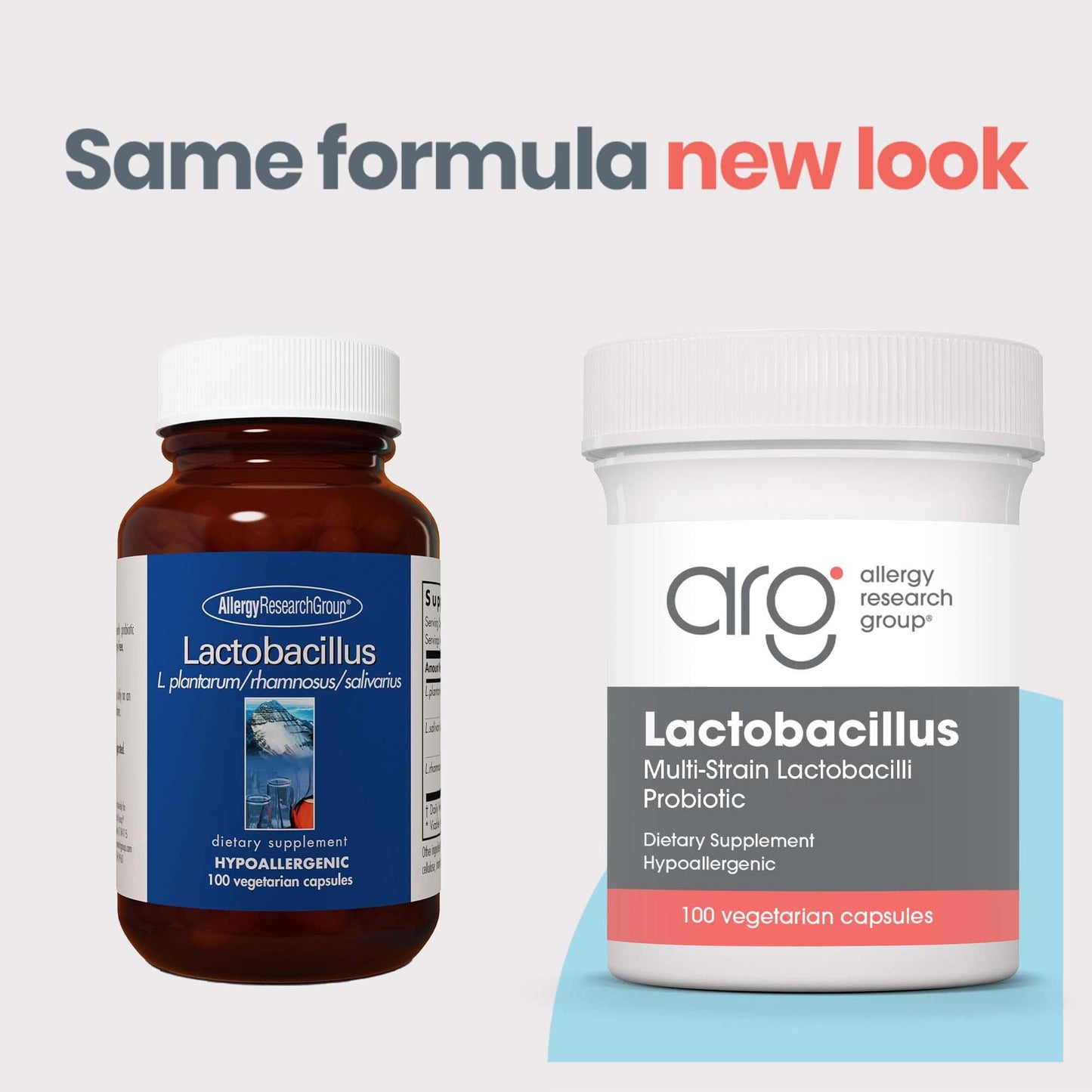 Allergy Research Group Lactobacillus Supplement Capsule 100 Count