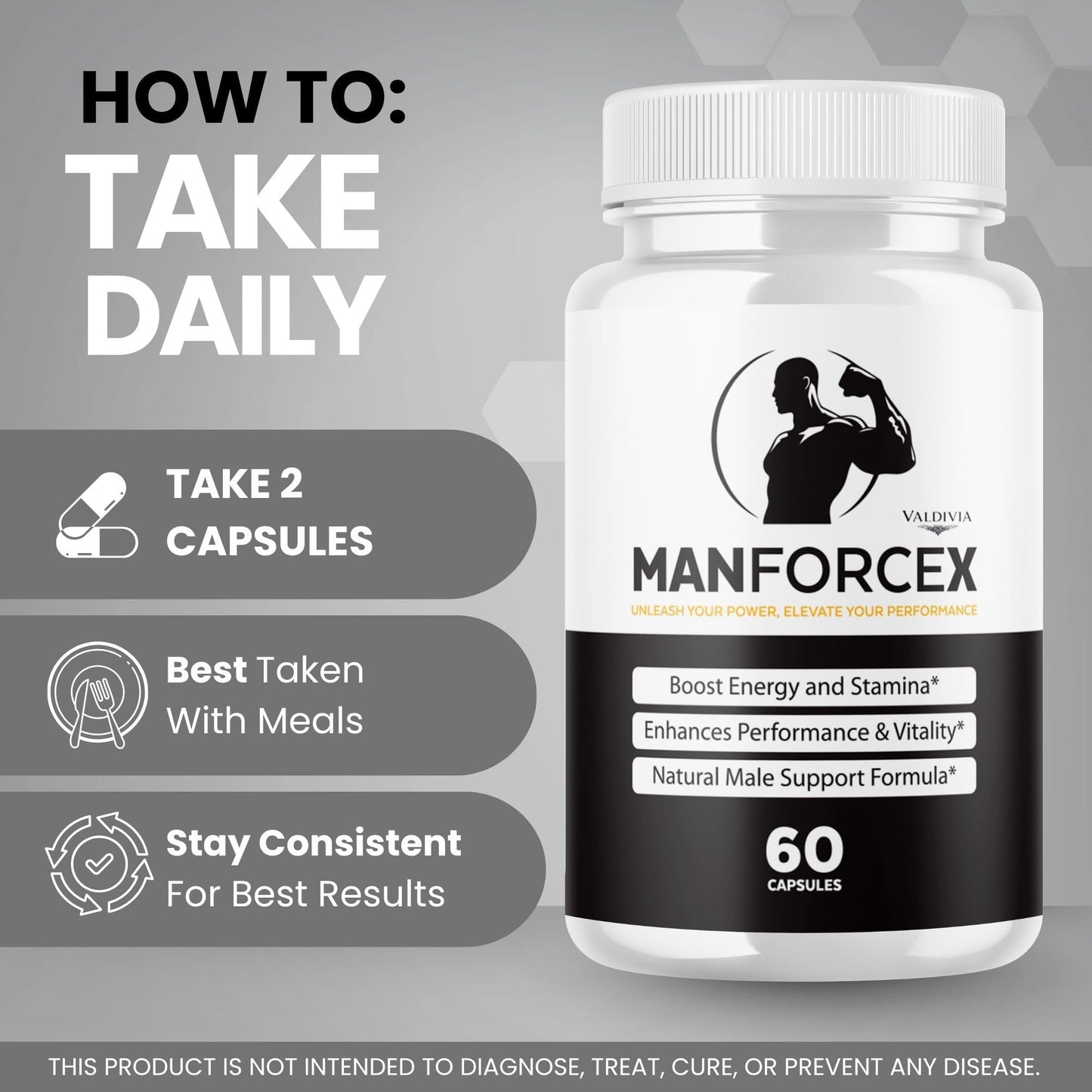 Valdivia Man Force X Capsules 180 Capsules
