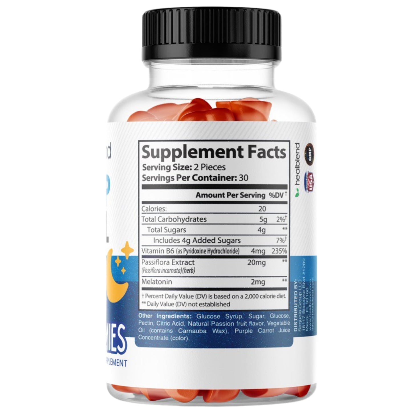healblend Sleep Well Gummies 180 Gummies