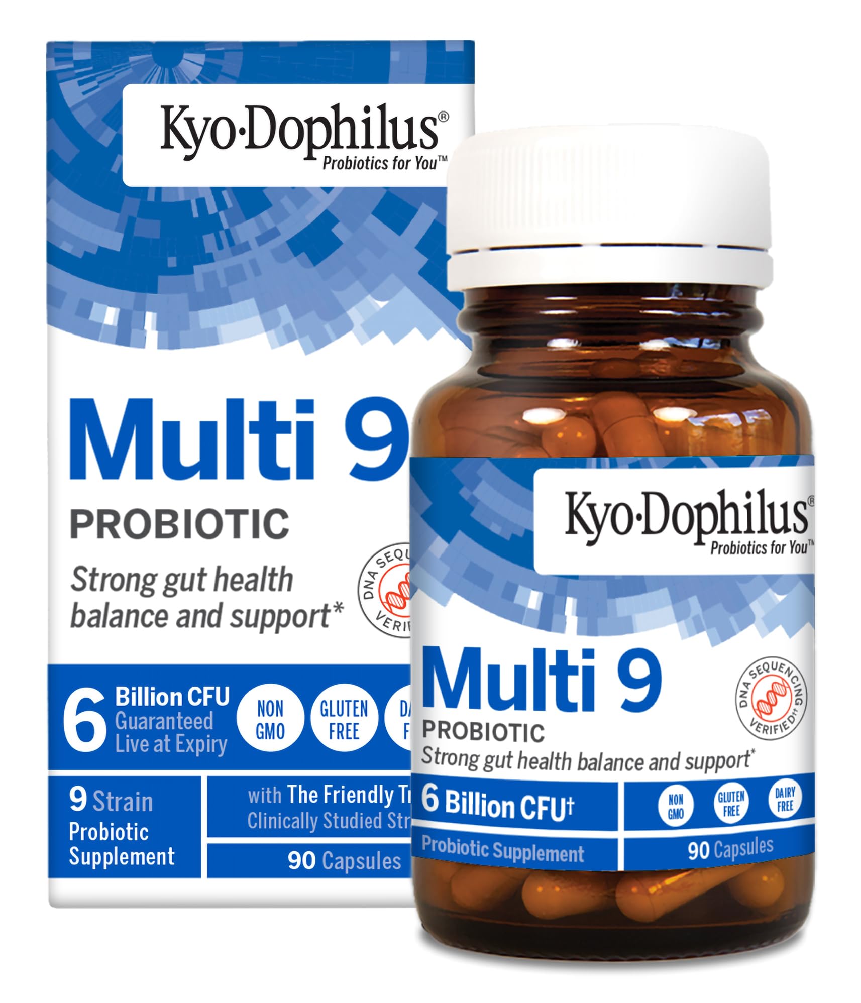 Kyolic Kyo-Dophilus Multi 9 Probiotic Capsule, 90 Count
