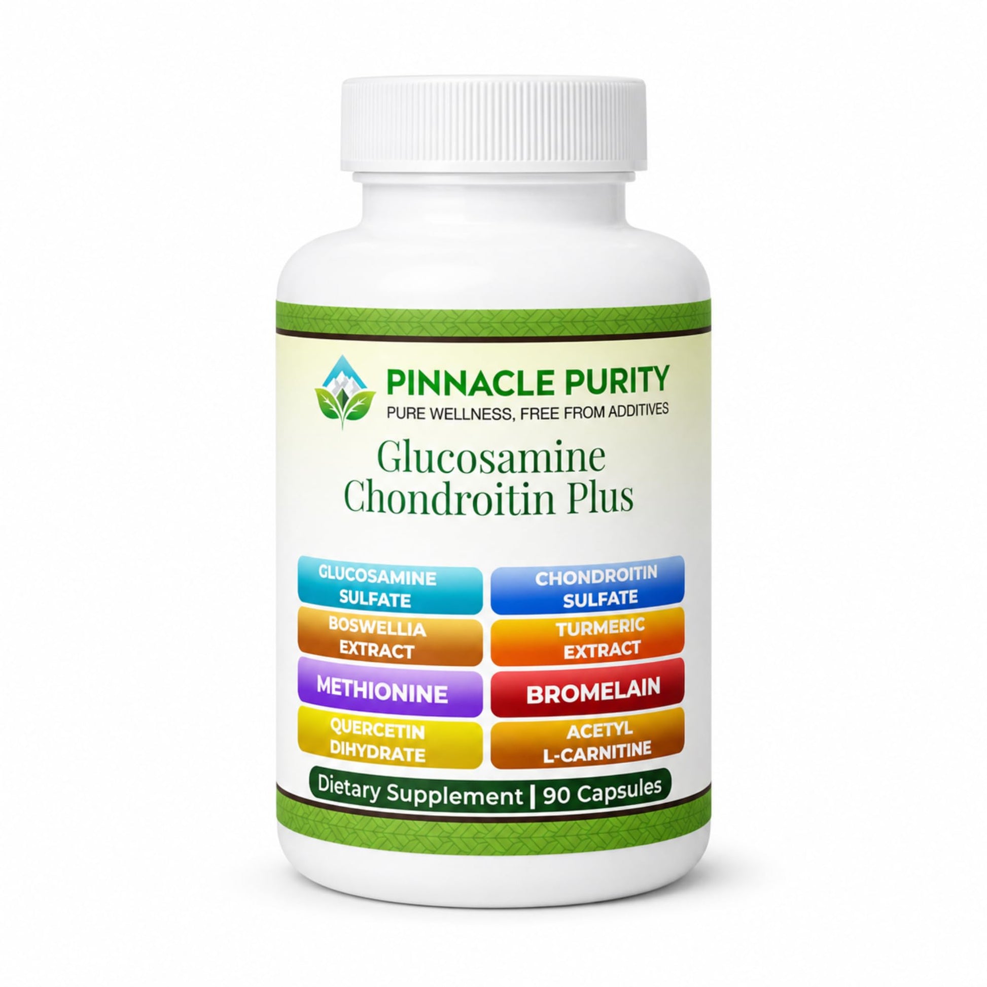 Pinnacle Purity Glucosamine Chondroitin Plus Capsules, 90