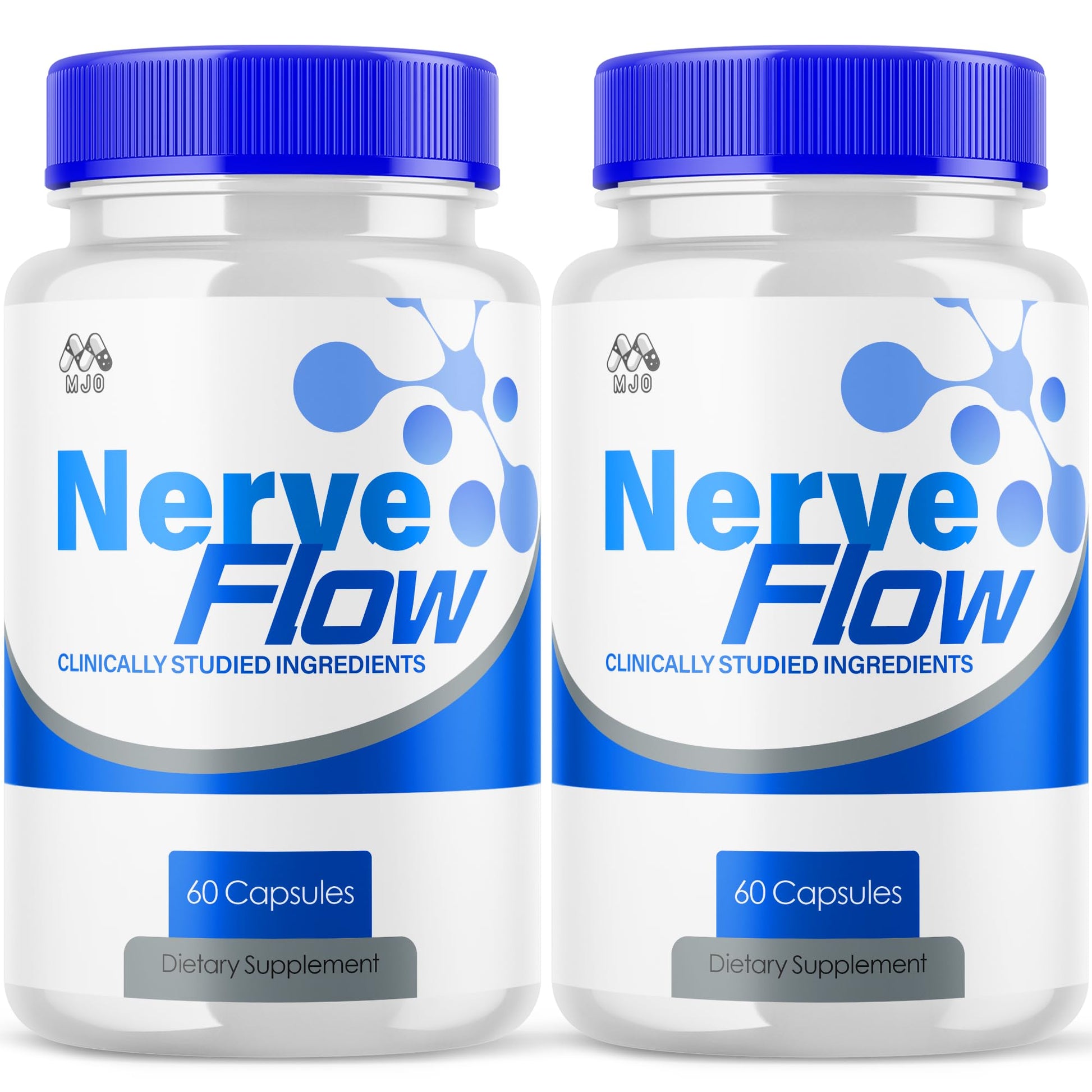 MJO Nerve Flow Nerve Support, 60 Capsules