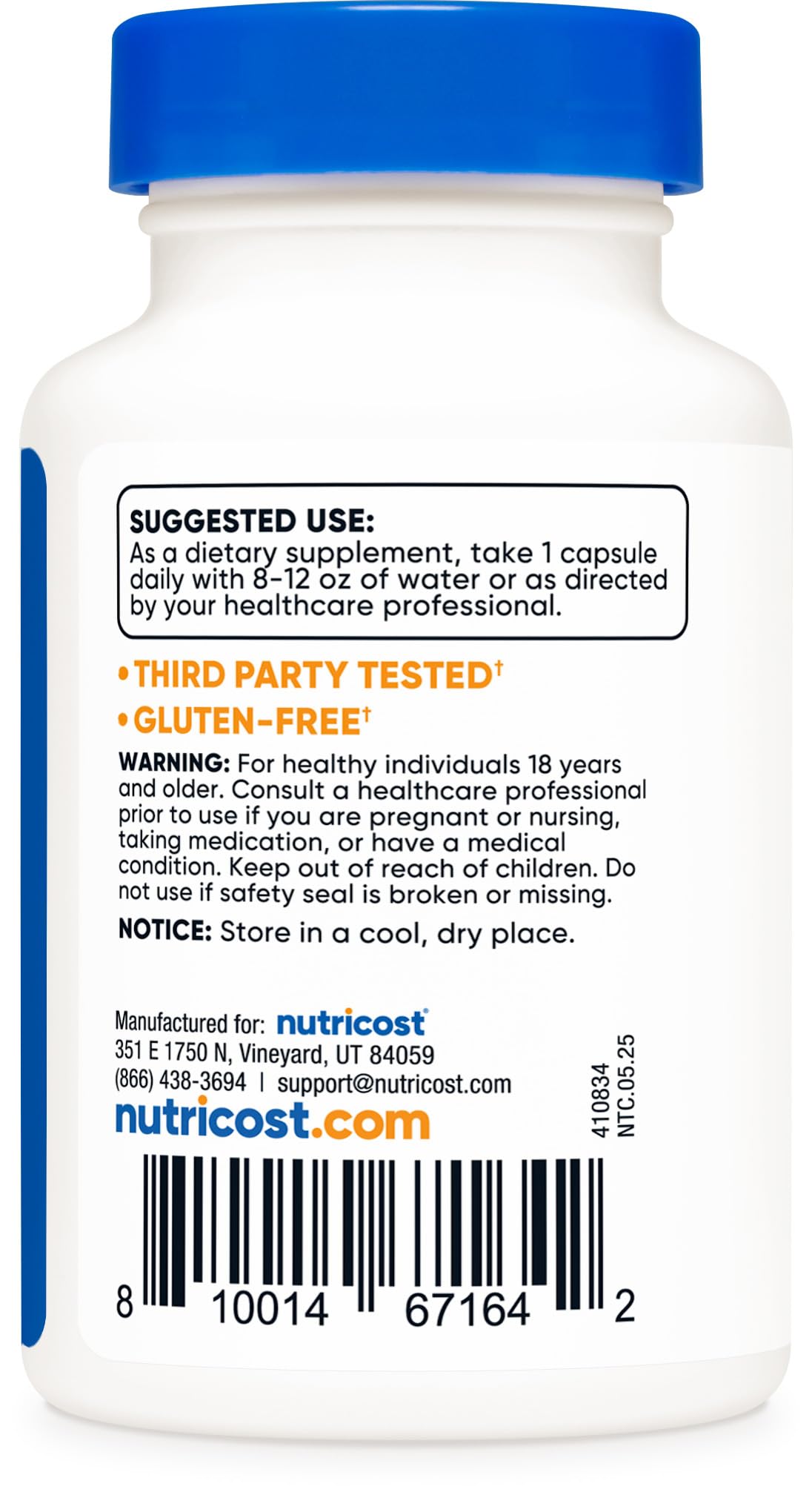 Nutricost CoQ10 100mg Capsule, 60 Capsules