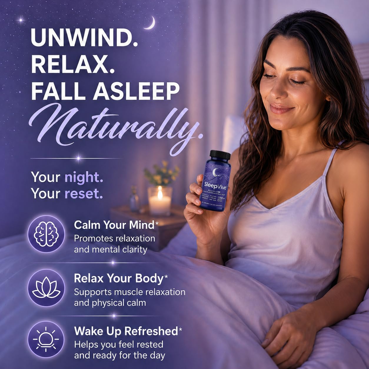 Diamond Clouds SleepVive Capsule 60 Count