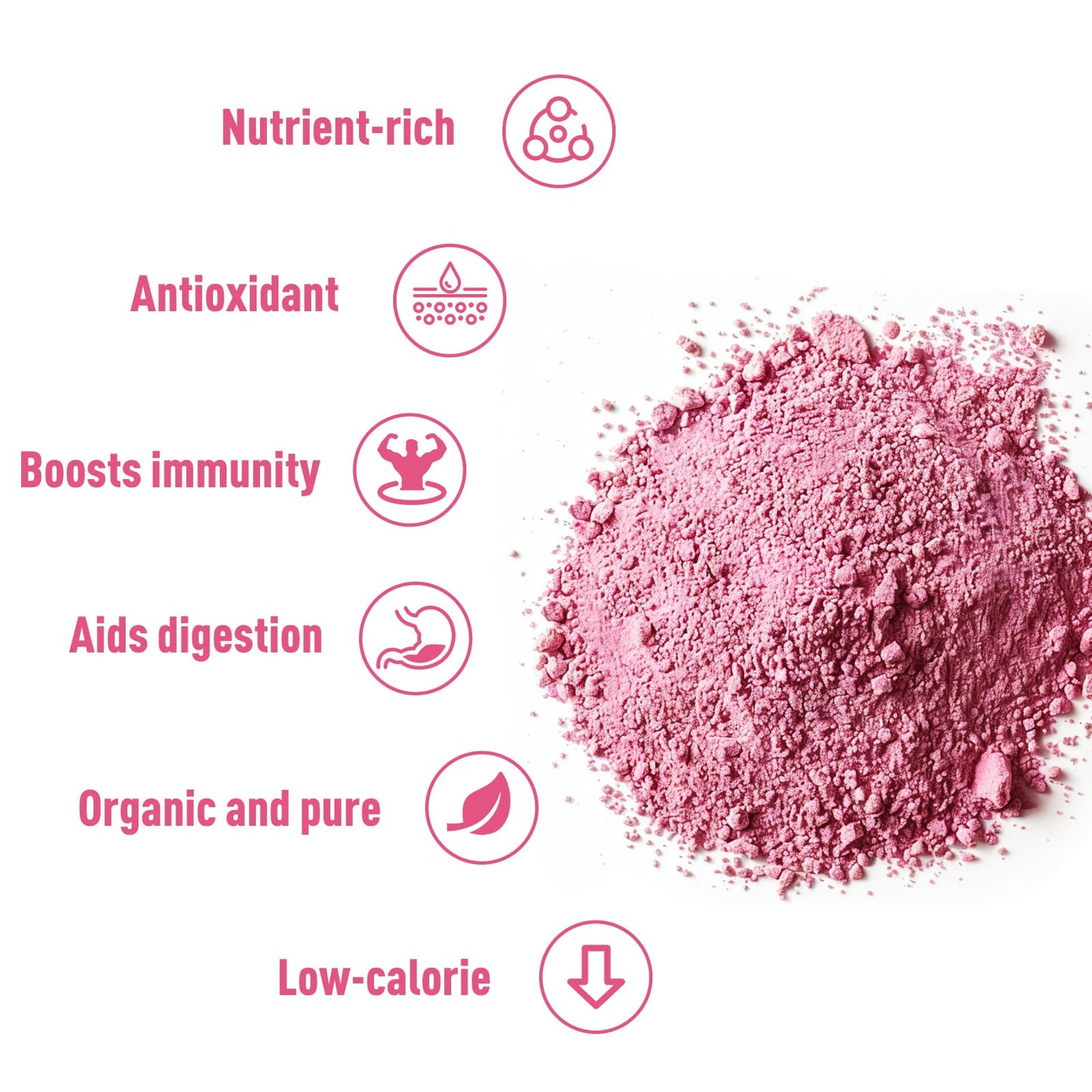 UNLEASH'D ORGANIC Raspberry Juice Powder, 16 oz