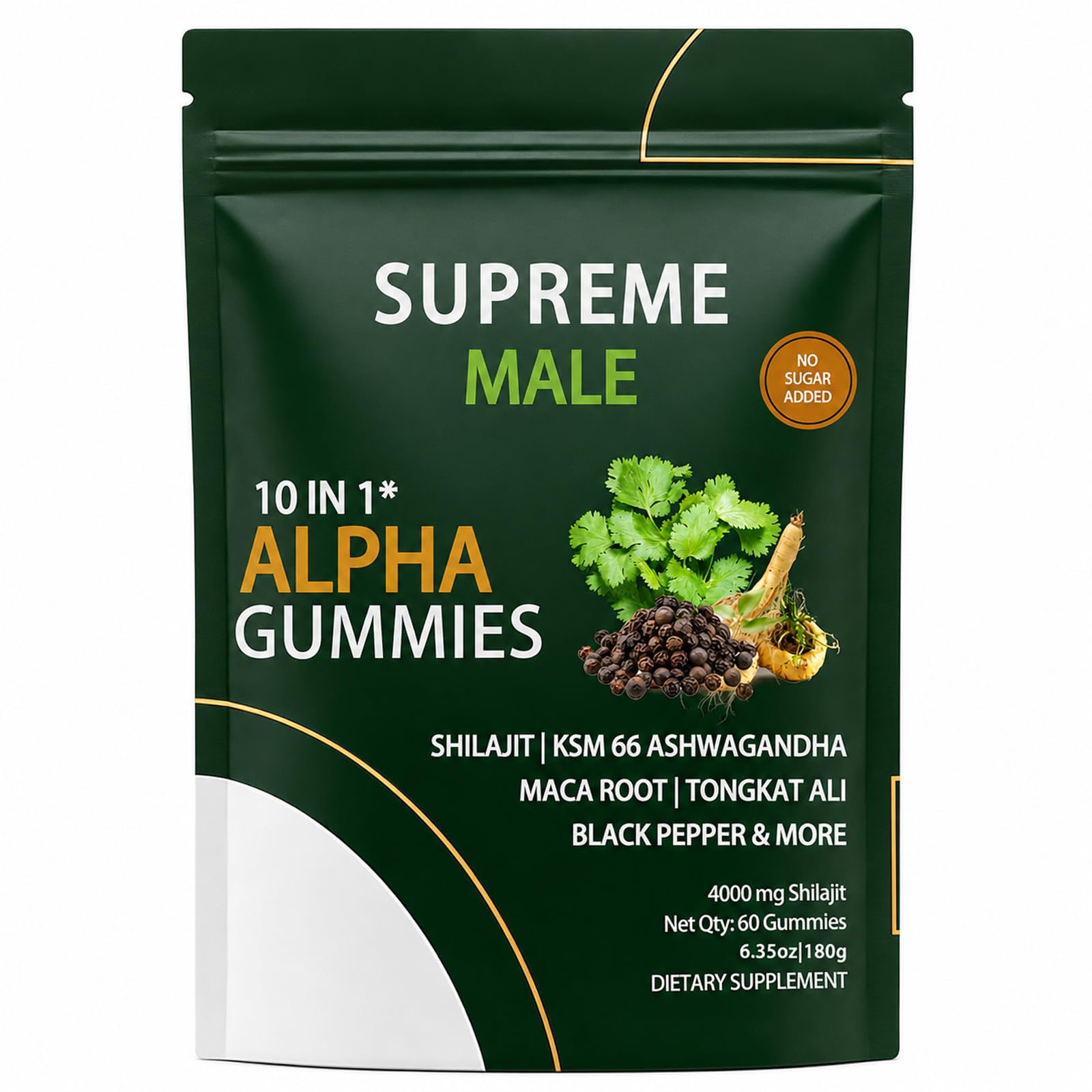 SUPREME MALE Alpha Gummies 60 Gummies