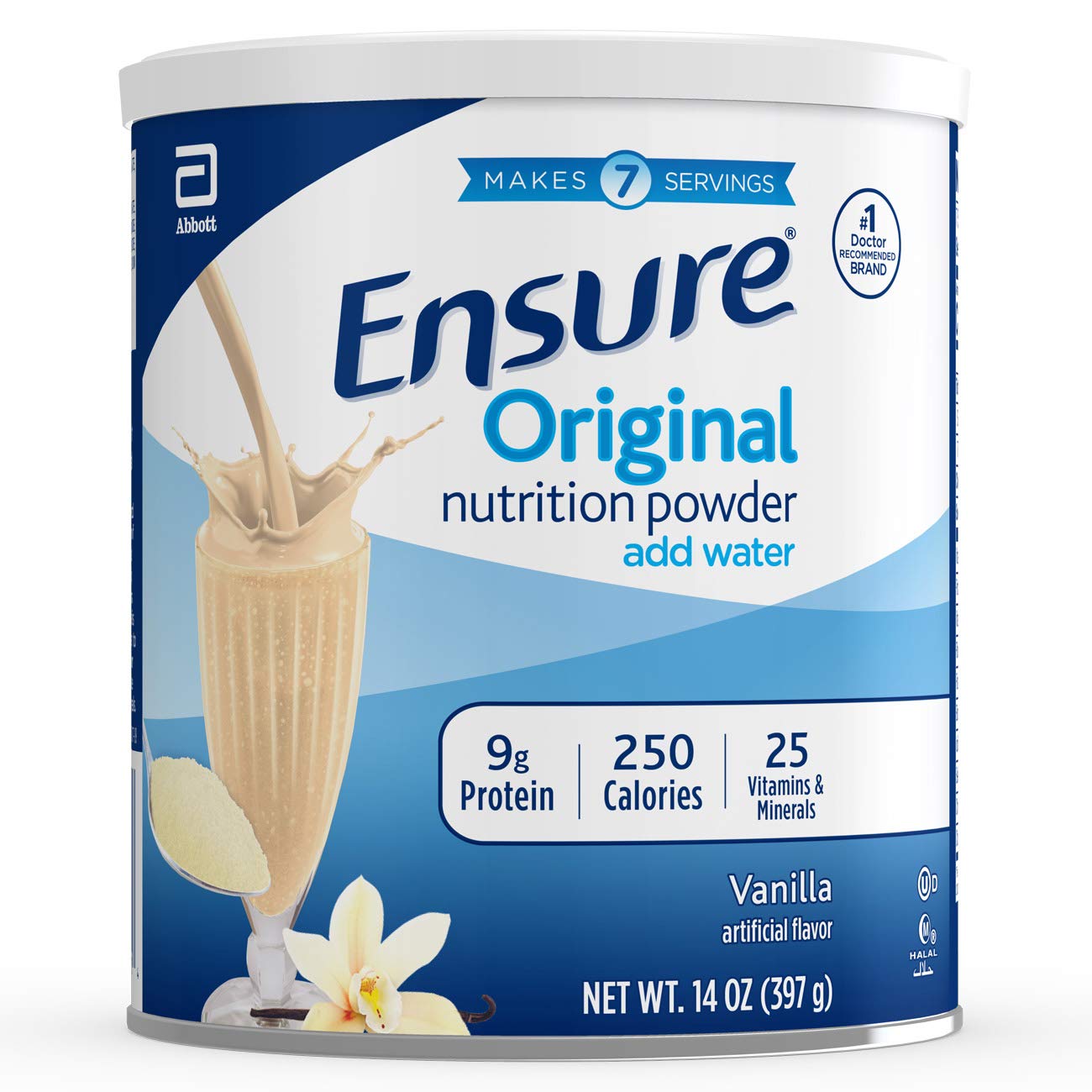 Ensure Original Nutrition Shake Powder, Vanilla, 14 oz