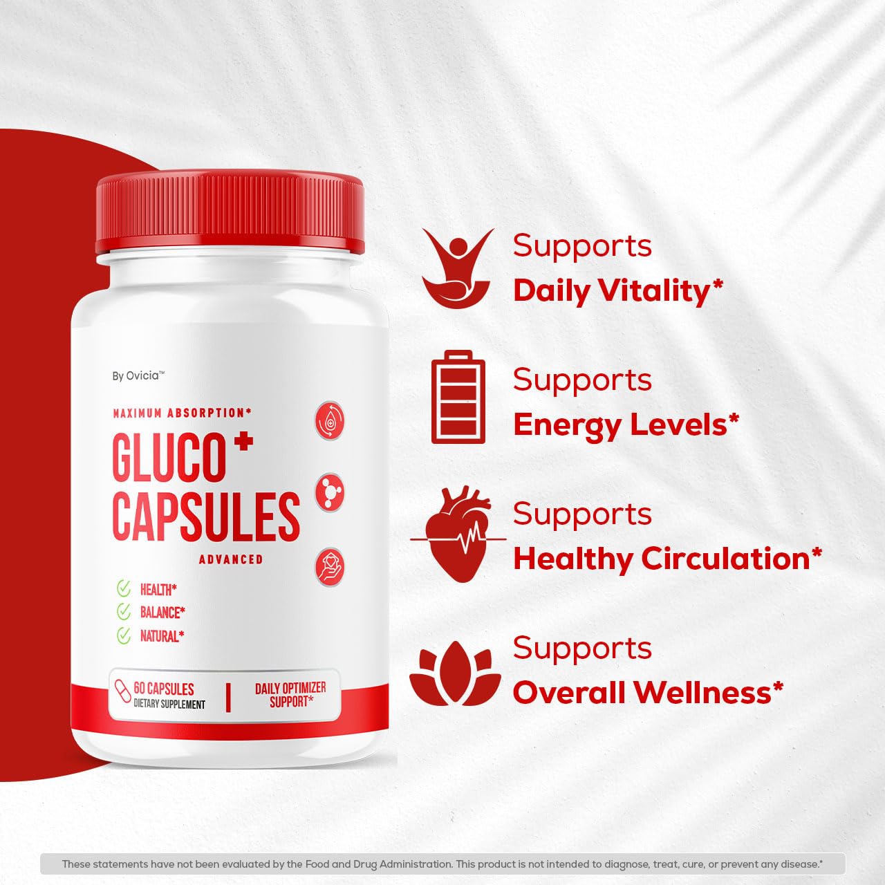 OVICIA GlucoCapsules Advanced Premium Formula 120 Capsules