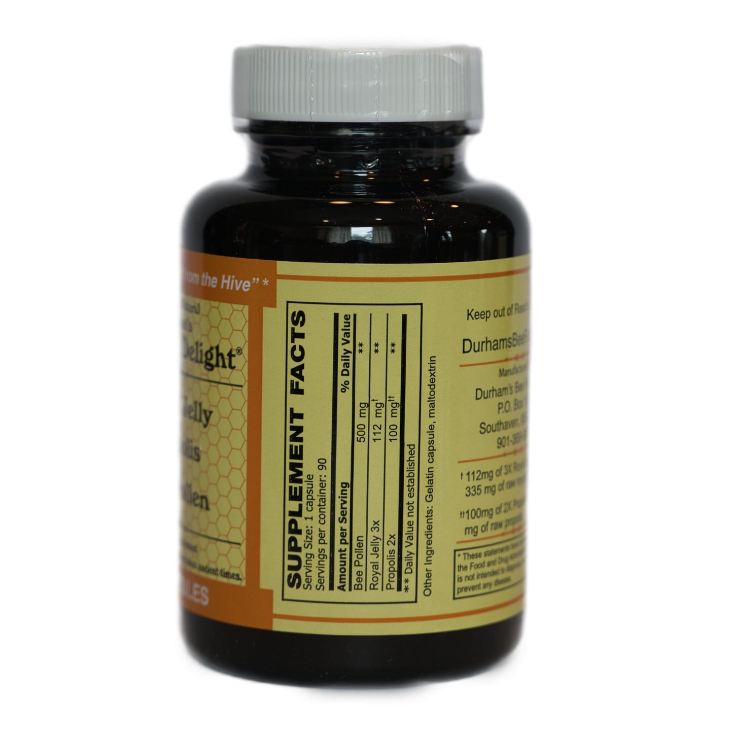Durham's Bee Farm, Inc. Queen's Delight Capsule, 90 Count