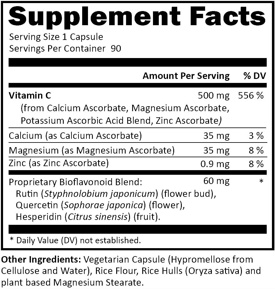 R-Garden Vitamin C Complex Capsules, 90 Capsules