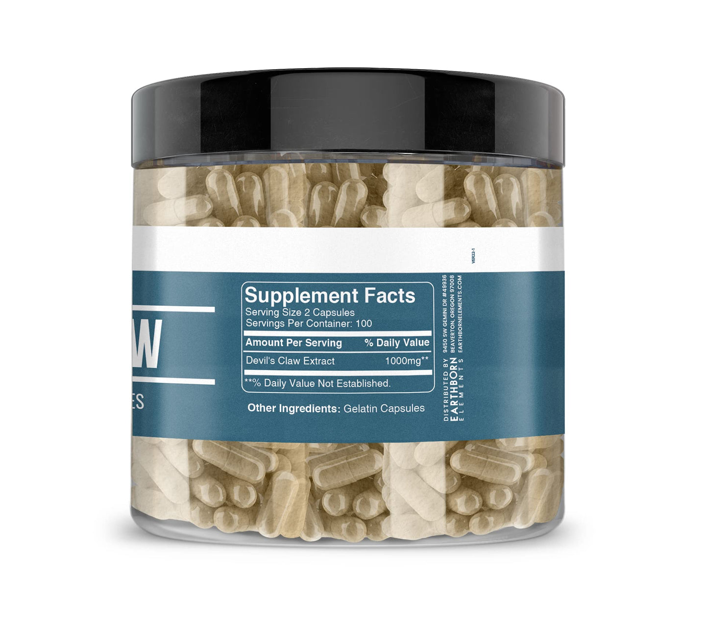 Earthborn Elements Devil’s Claw Extract Capsules 200